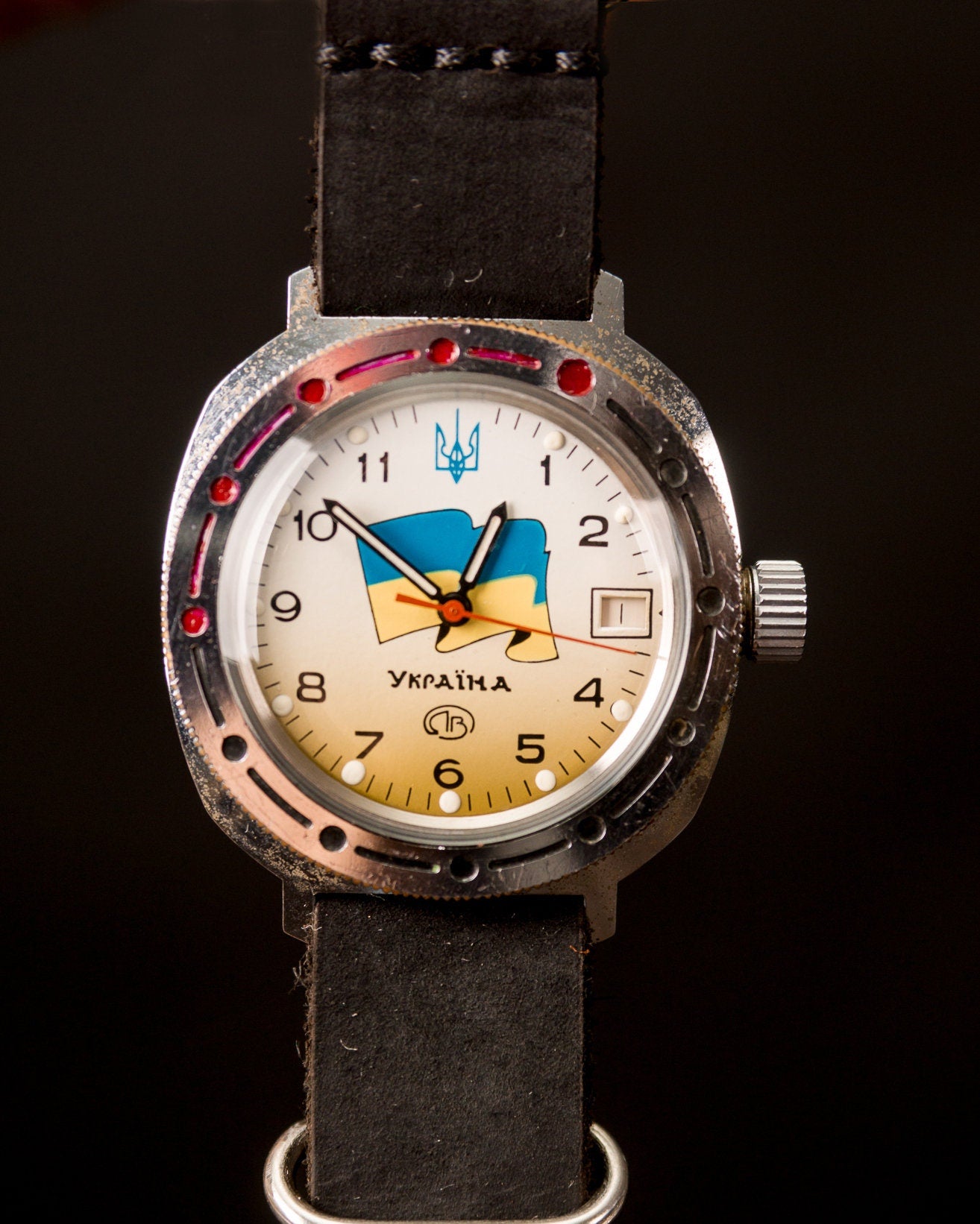 Soviet watch "Ukraine" , Komandirskie watch, Stand with Ukraine ,Ukraine art ,Ukraine watch ,Ukrainian flag ,Support Ukraine ,Ukrainian