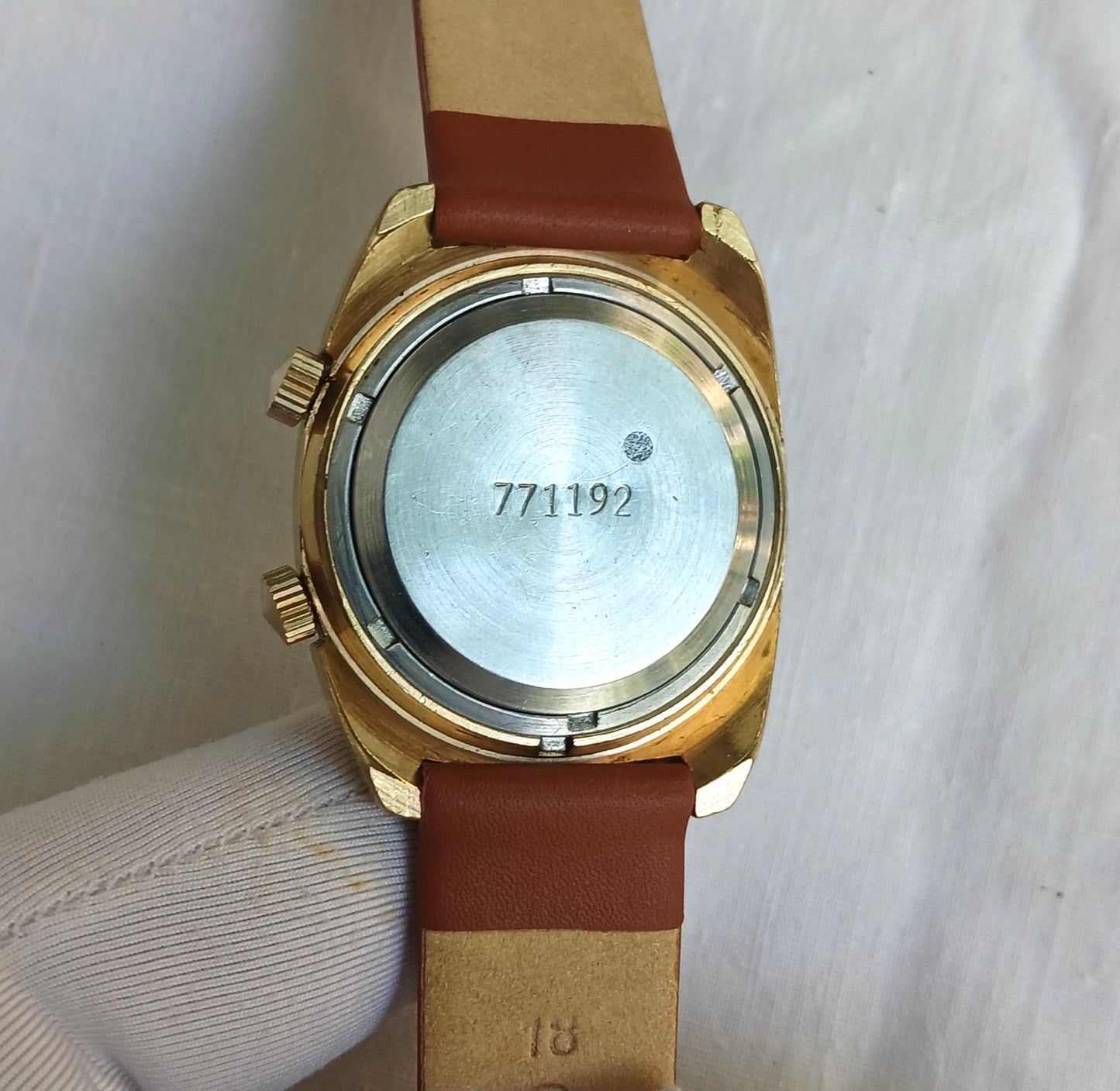 Rare watch "Poljot", Soviet watch, Signal watch, Alarm watch , gold plated watch ,Ukraine watch ,Mens watch ,Mechanical watch