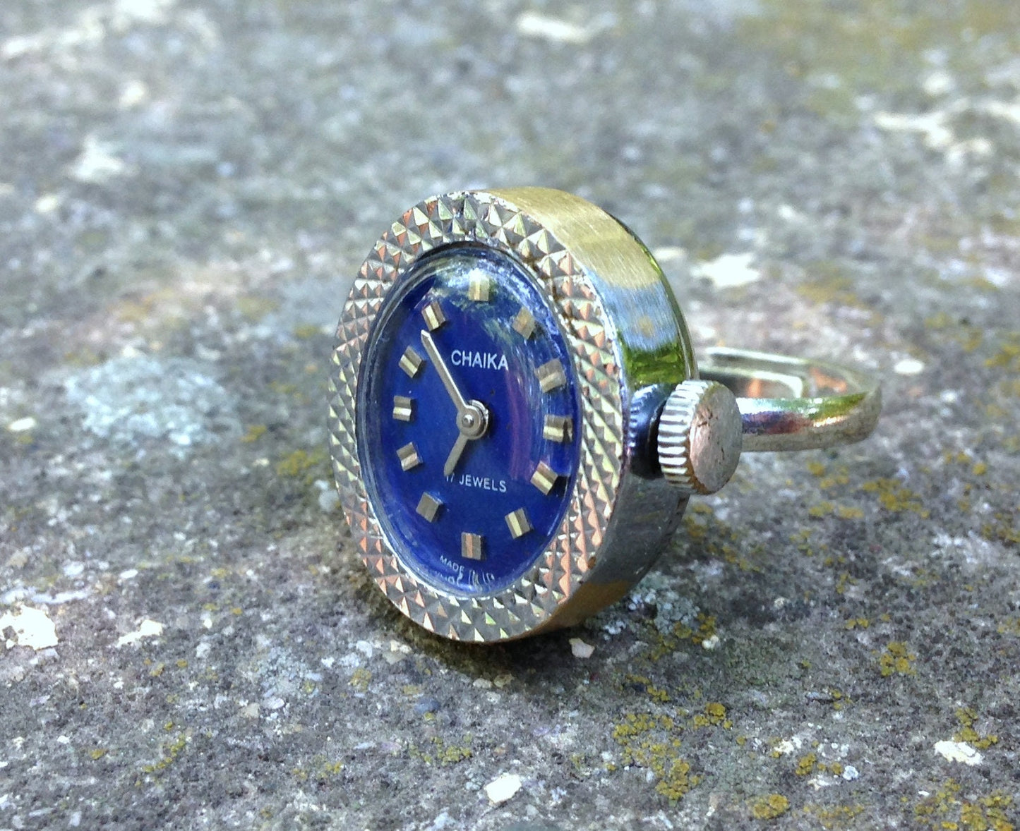 Watch ring "Chaika", Vintage ring watch ,Soviet watch , ladies watch montre femme