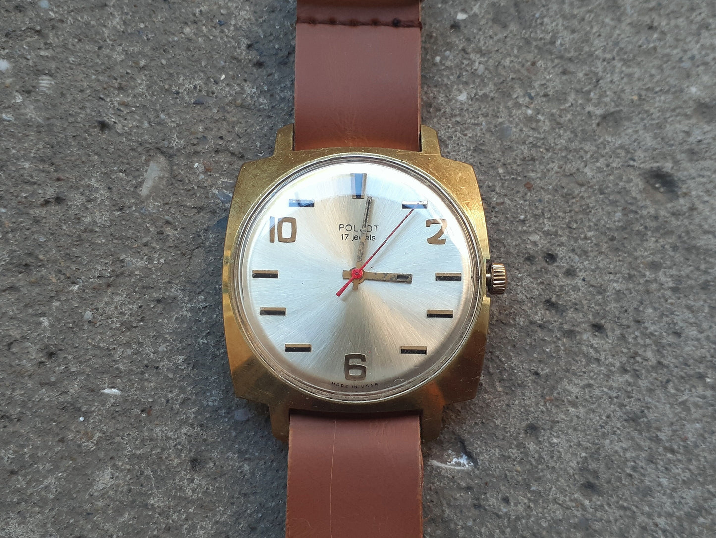 Rare watch "Poljot", Men's watch, gold plated watch