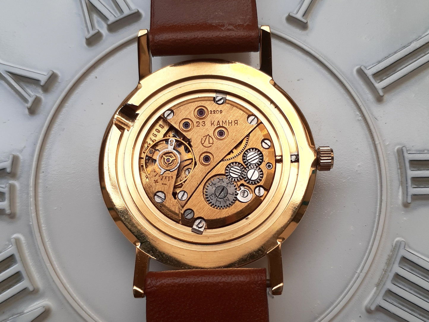 Soviet watch - "Poljot De Luxe" - Slim Watch 8mm thickness