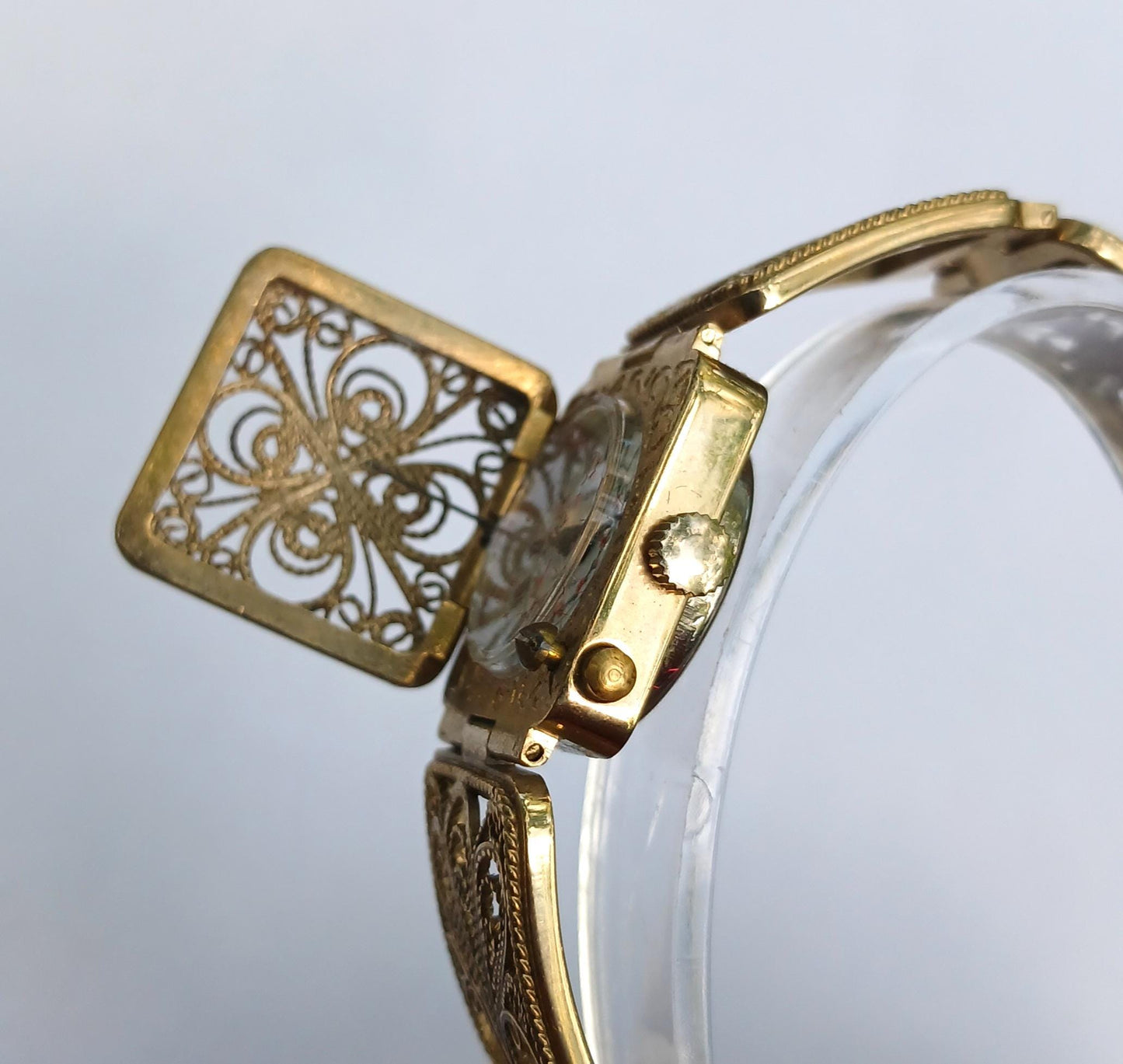 Soviet watch "Chaika" with beautiful bracelet , Vintage Watch ,Womens watch ,gold watch , Mechanical watch