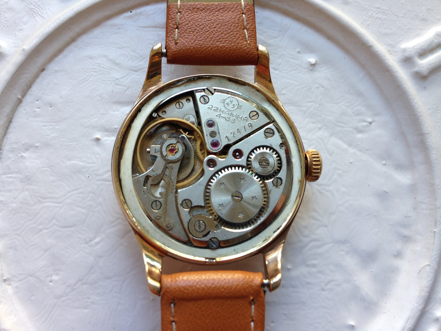 Soviet watch "Wave" ,Men's watch , Vintage Watch , gold watch, classic watch, Ukraine watch