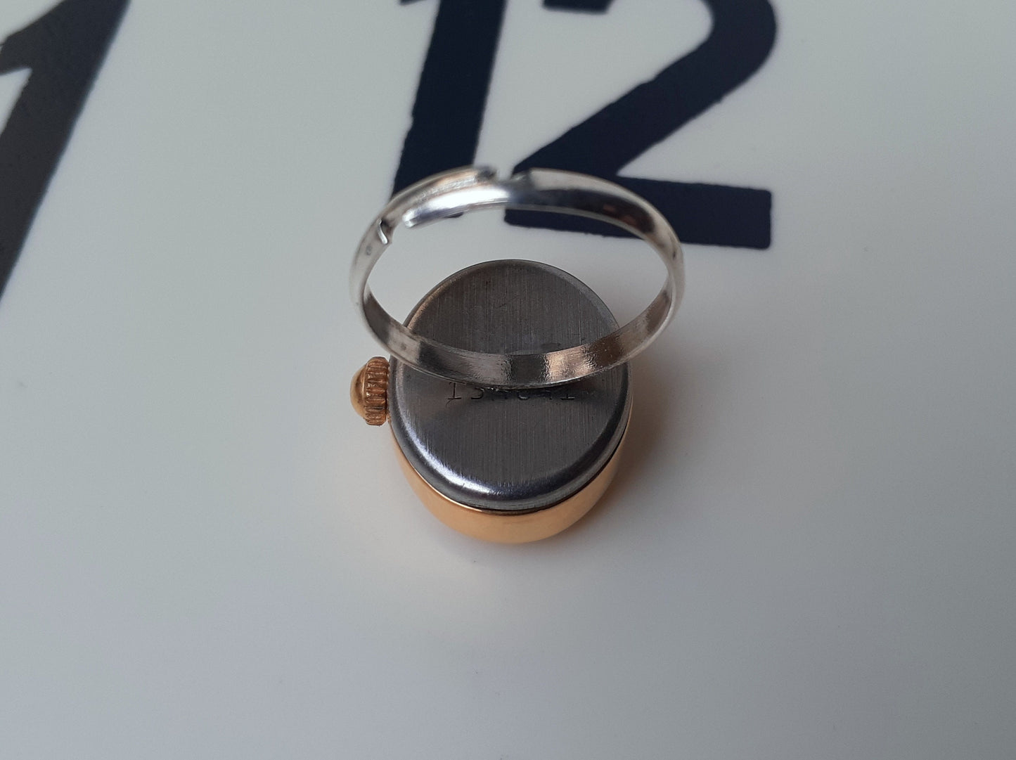 Ring watch "Chaika", Vintage ring watch ,Soviet watch, ladies watch montre femme