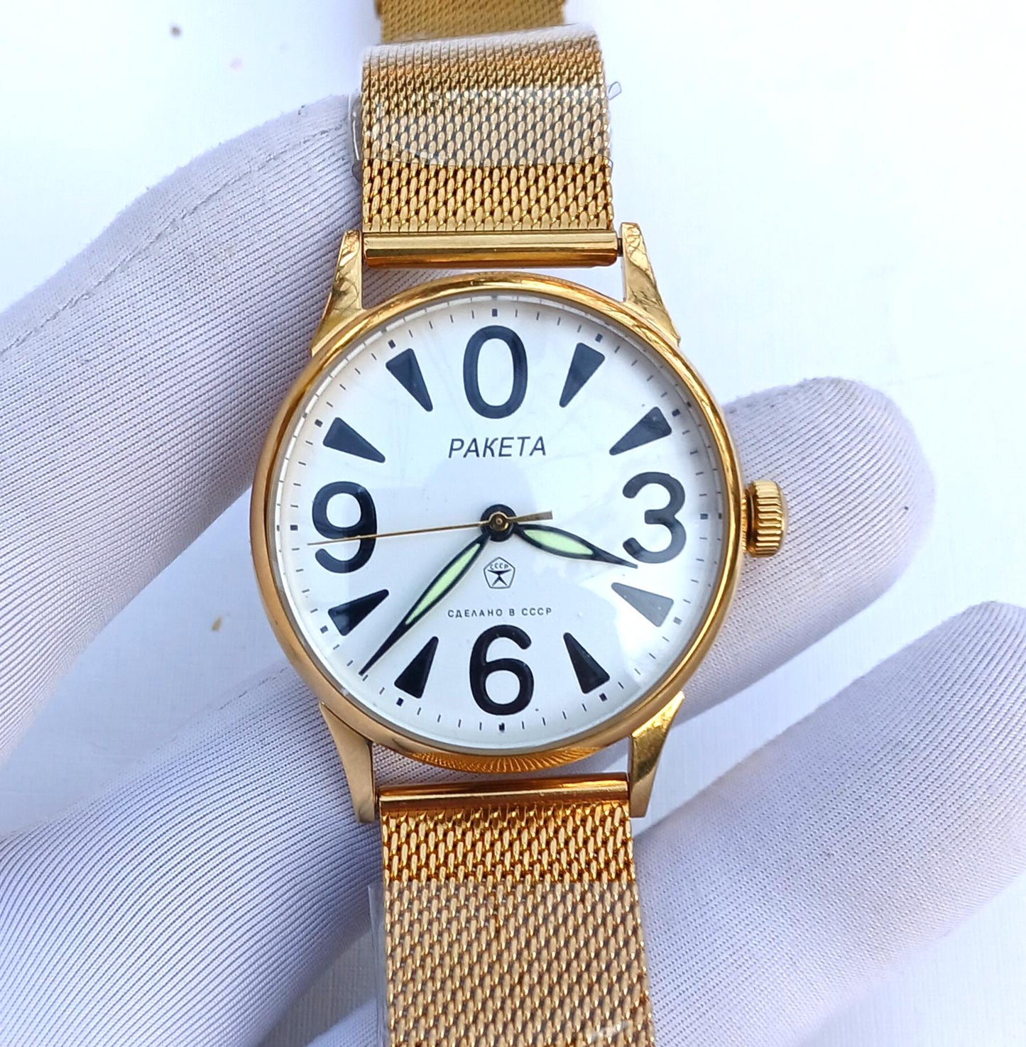 Zero watch 'Raketa', Soviet watch , Moon Sun watch
