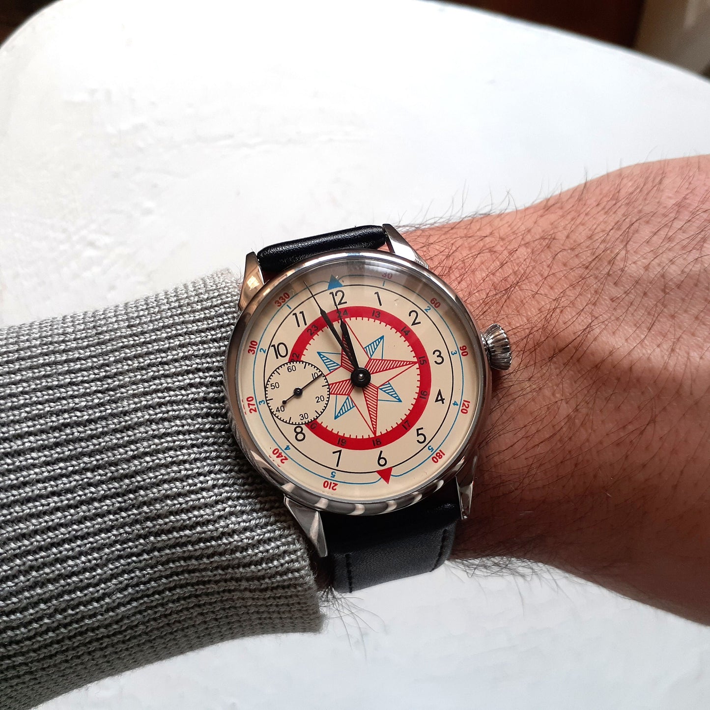 Soviet watch "Molnija"- "Wind Rose"