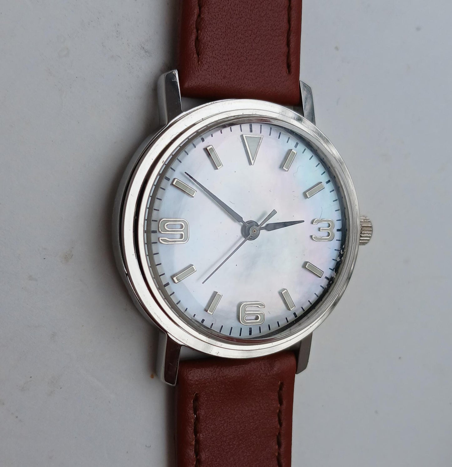 Pearl watch "Raketa" , Nacre watch , GEMSTONE Watch , Shell watch, Mother Pearl watch, Swiss watch