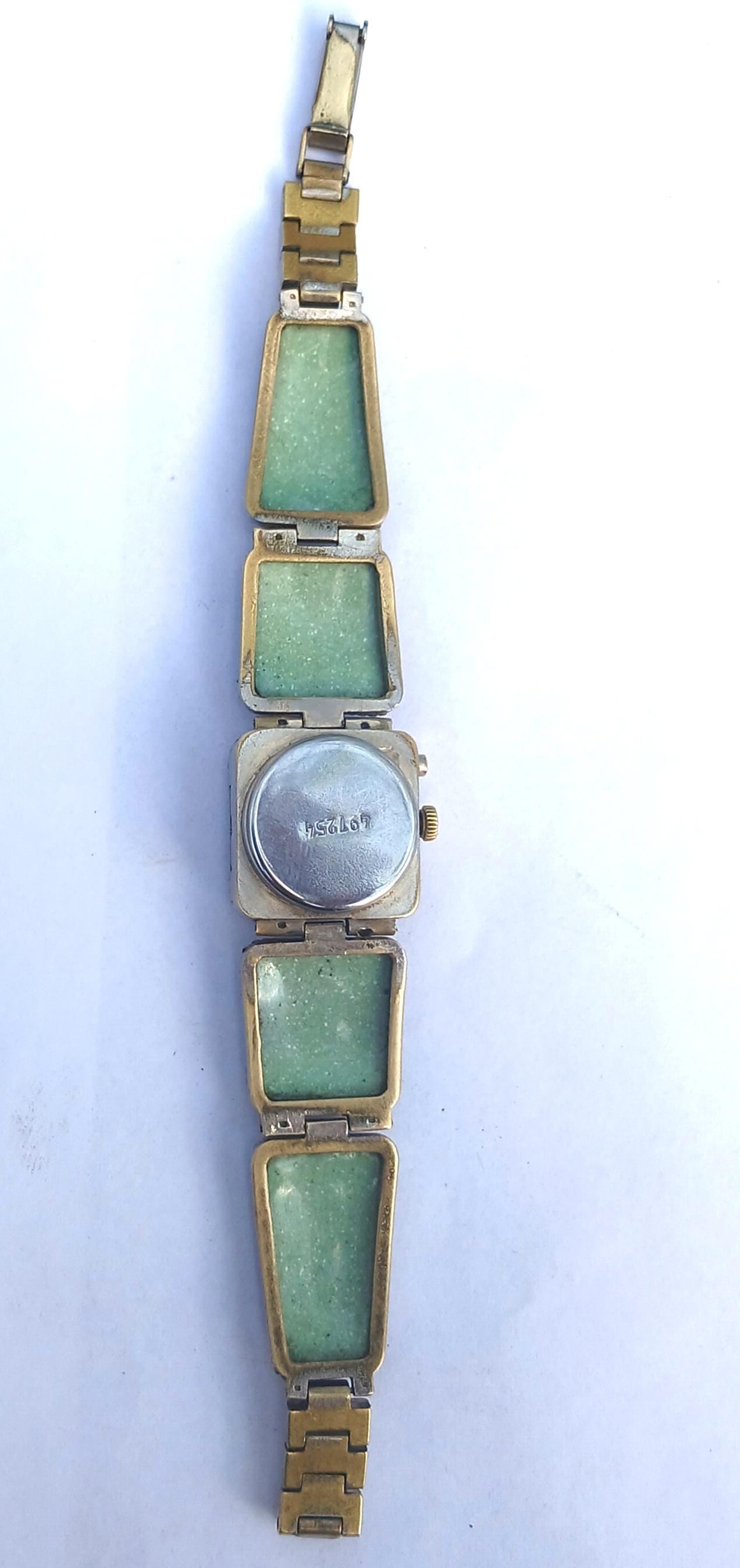 Soviet watch "Chaika" with malachite stones, Vintage Watch ,Ukraine watch ,Womens watch ,gold watch , Mechanical watch, Christmas Gift WATCH