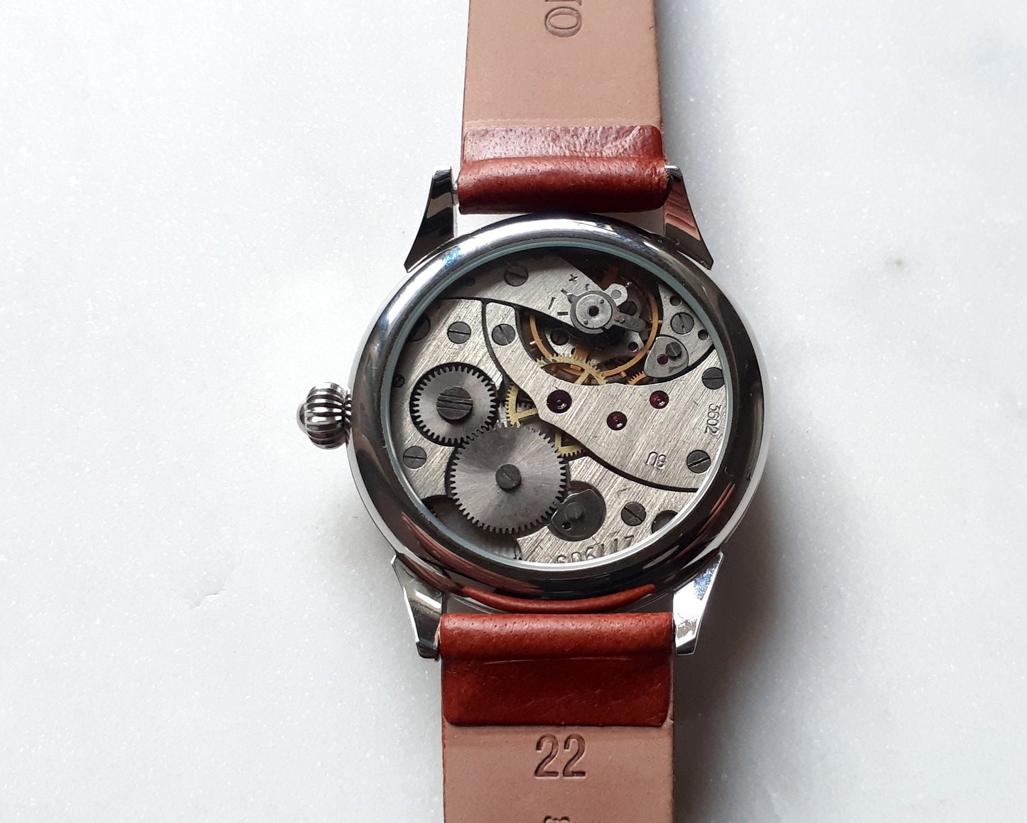 Soviet watch "Molnija"- "Troops of radiation, chemical and biological protection of the USSR", vintage watch, Hazard watch