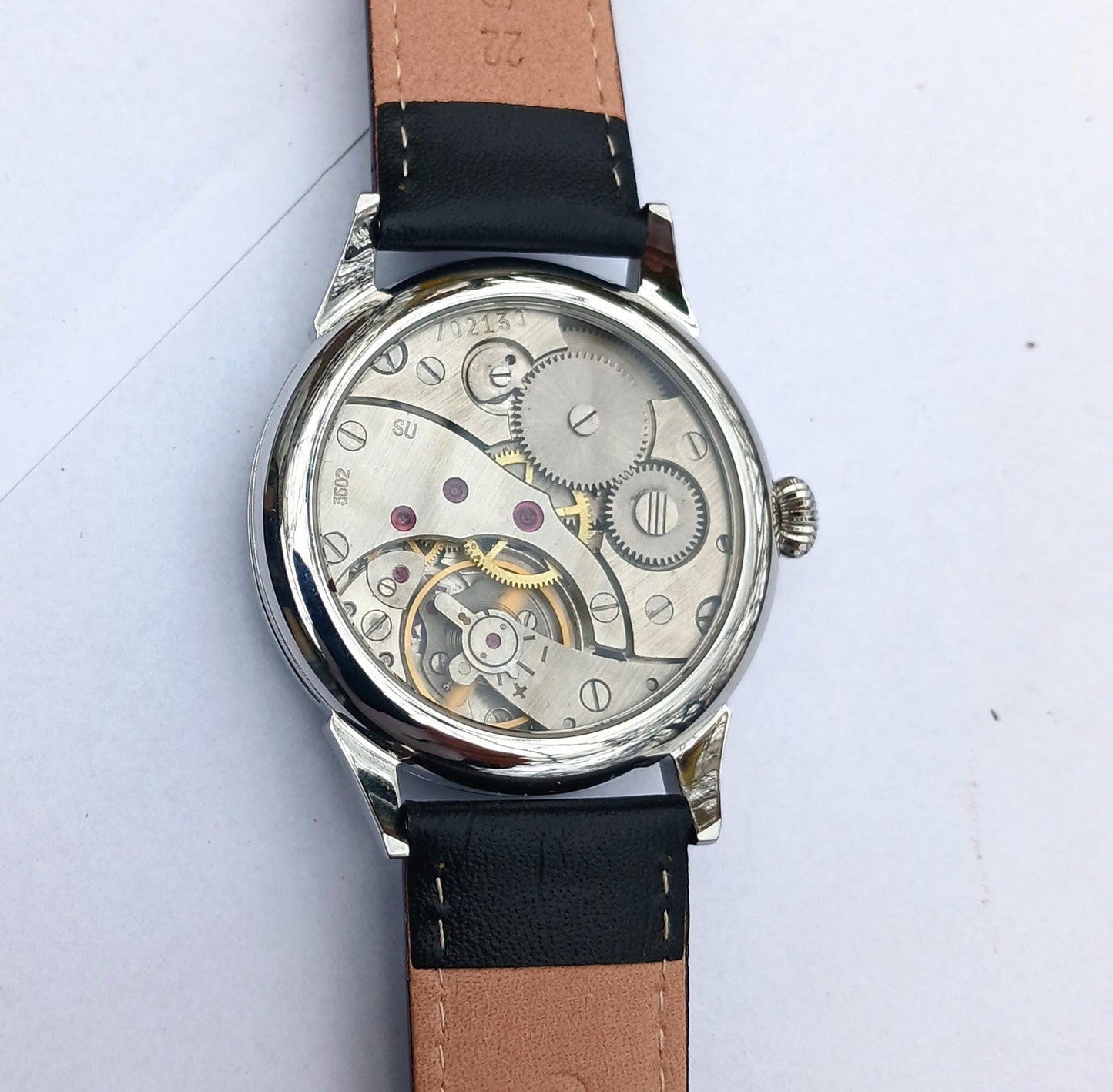 Soviet watch "Molnija"- Dragon watch, Engraved watch, Personalized watch, Coin watch