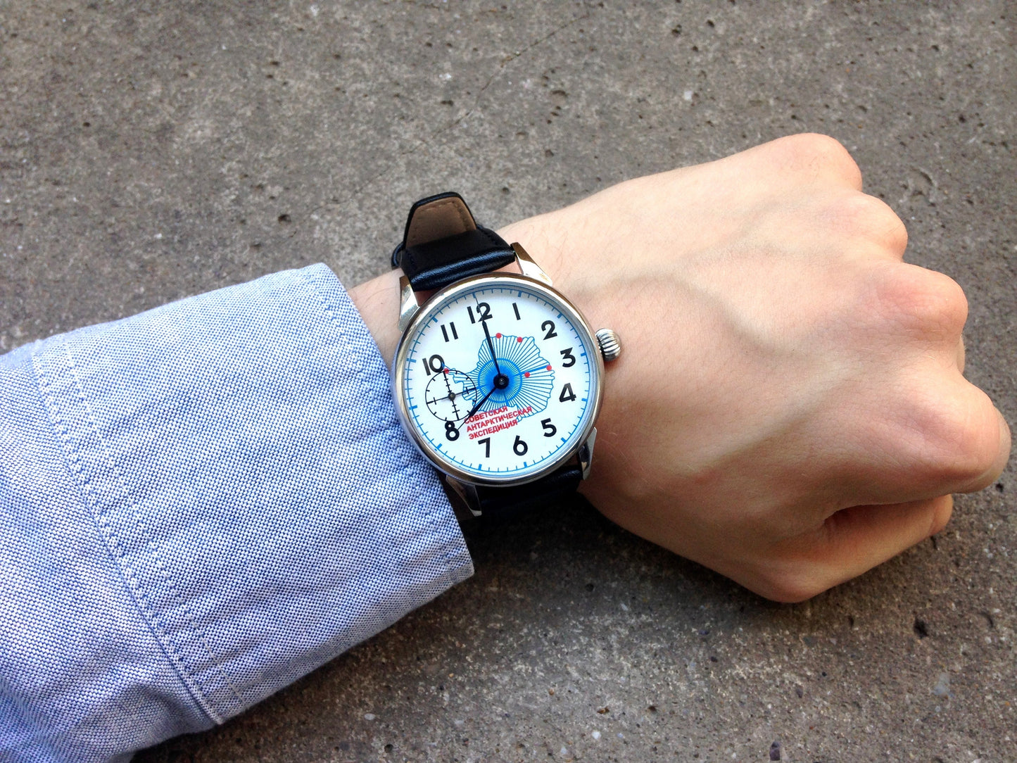 Soviet watch "Molnija"- "Soviet Antarctic Expedition", Vintage Watch ,Pocket watch, Russian watch
