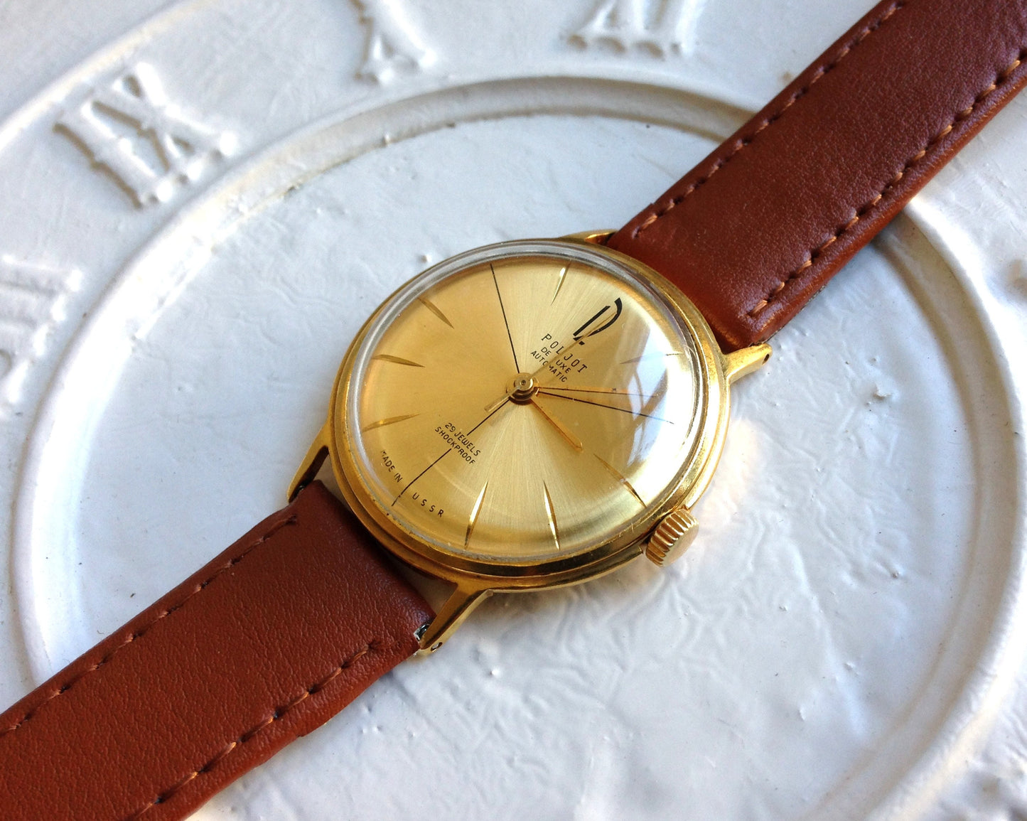 Soviet watch "Poljot" ,Men's watch, Automatic Watch ,classic watch, Ukraine watch, Vintage Watch ,Mens watch, boyfriends watch
