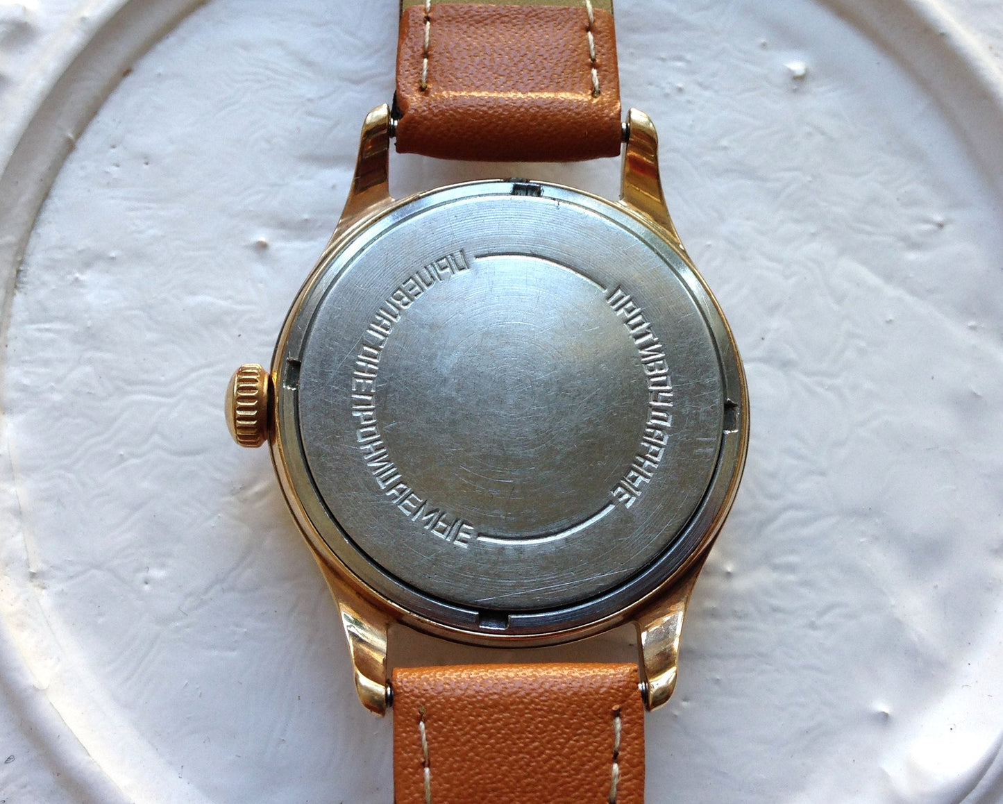 Soviet watch "Wave" ,Men's watch , Vintage Watch , gold watch, classic watch, Ukraine watch