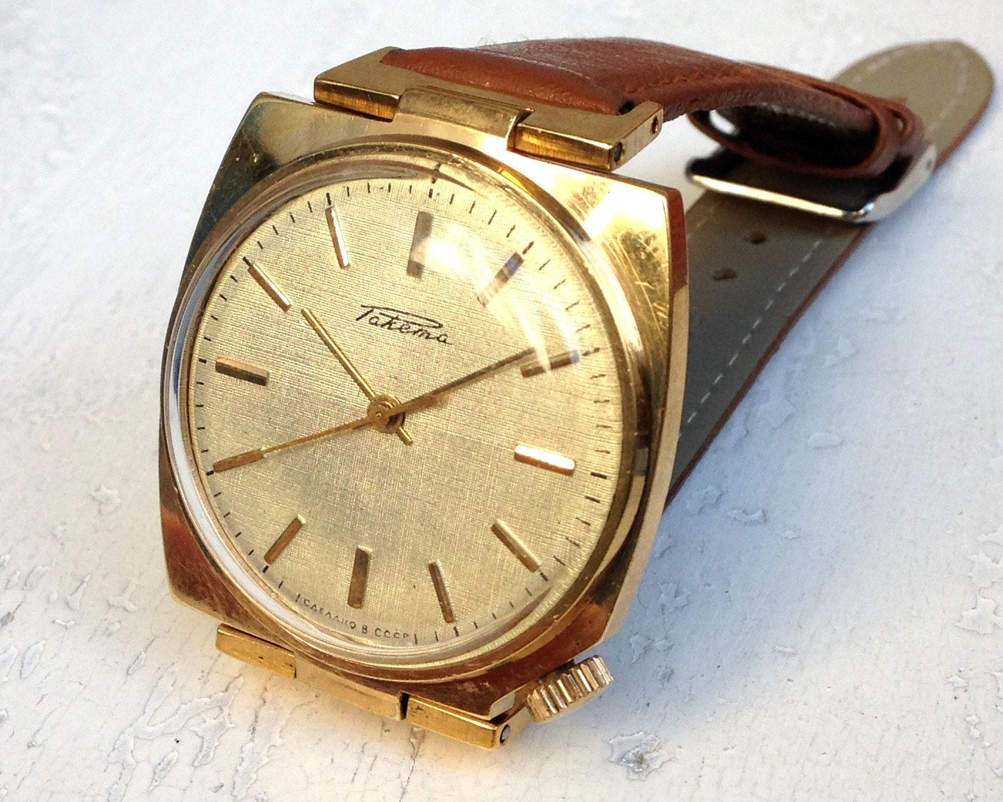 Soviet watch "Raketa" ,Mens watch, Ukraine watch, Vintage Watch ,classic watch, gold watch ,Mens watch, boyfriends watch