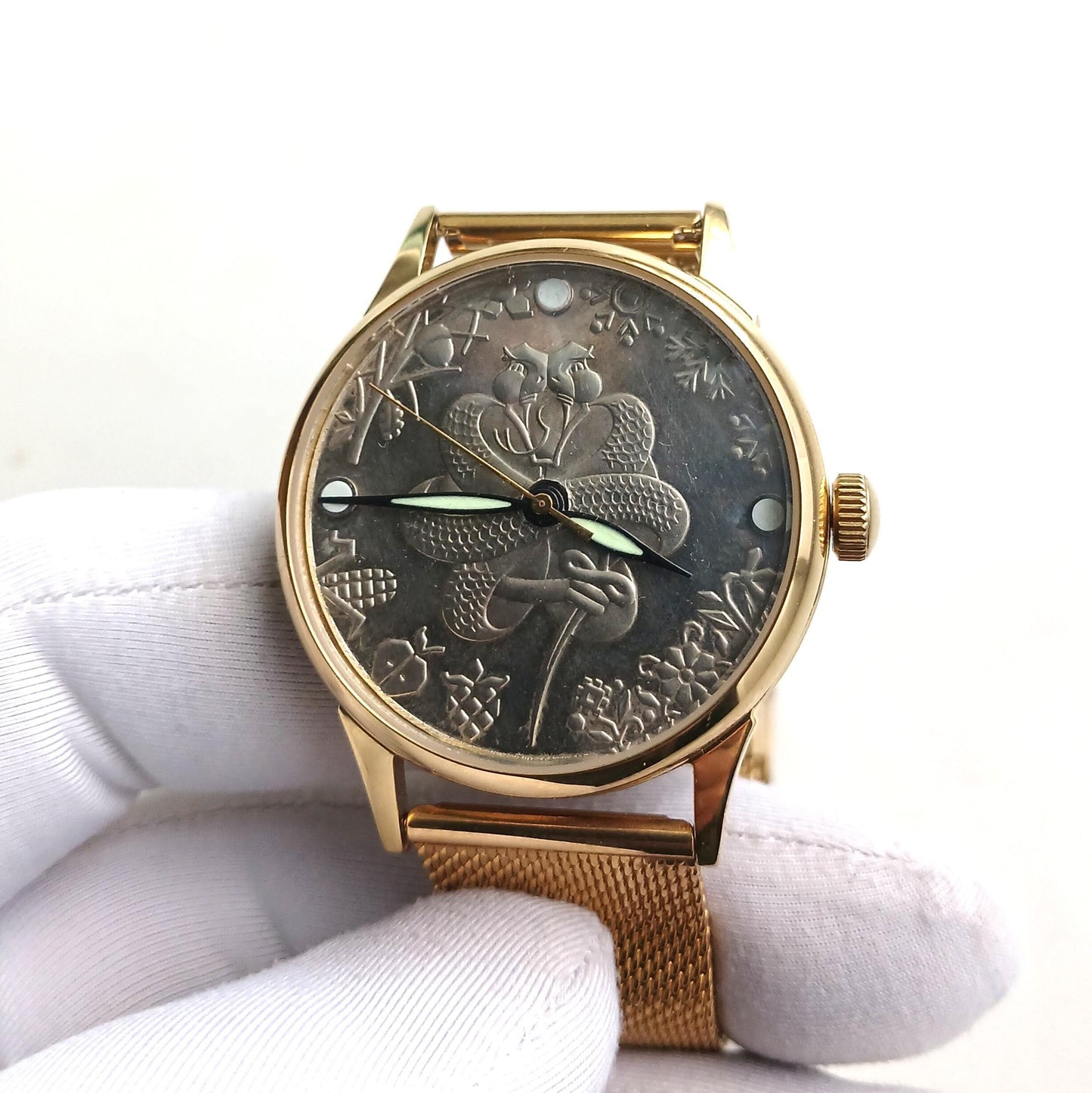 Soviet watch , Snake watch, Coin watch, Snake Coin watch, Silver coin watch