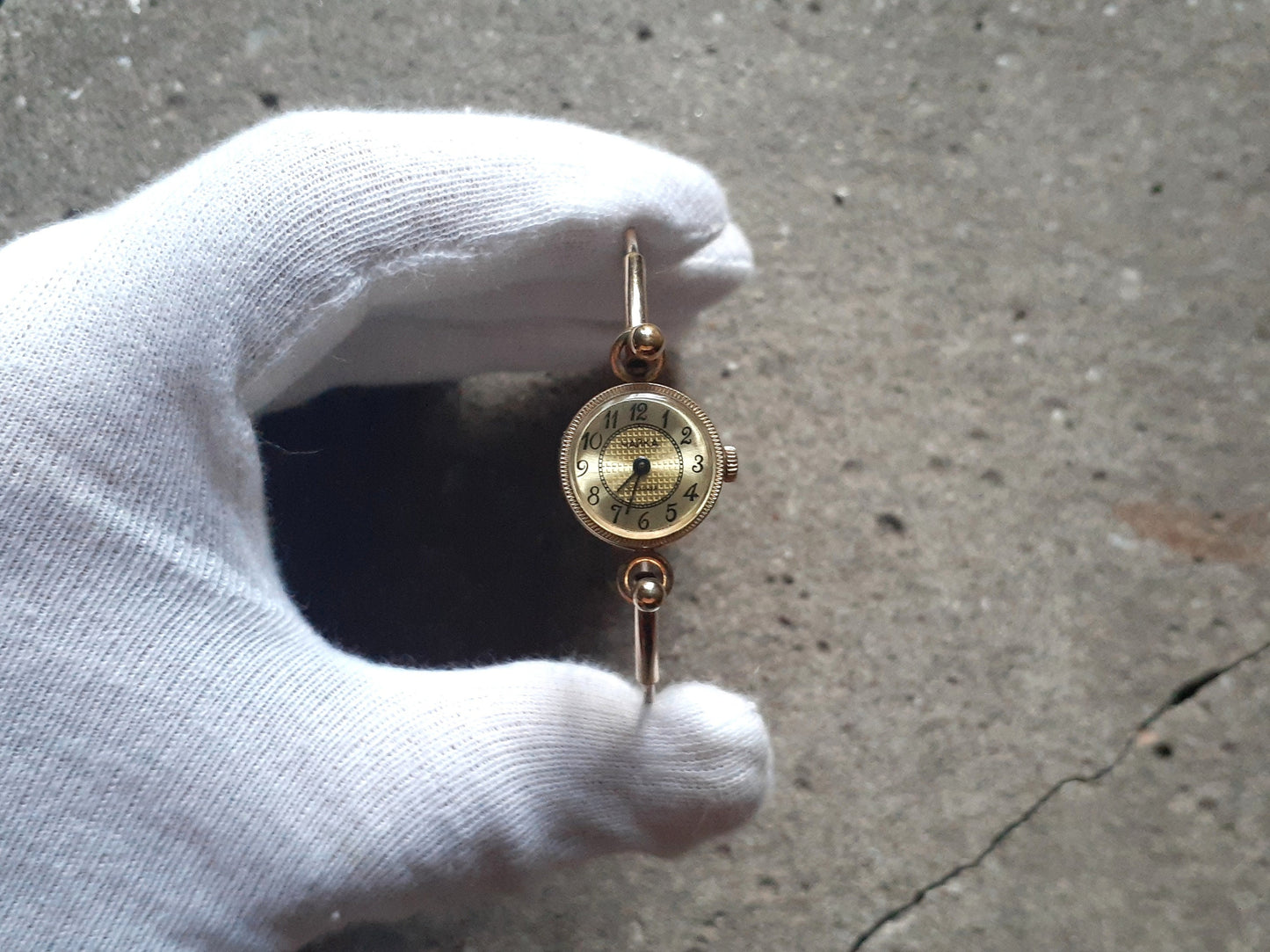 Soviet watch "Chaika" with beautiful bracelet , Vintage Watch ,Womens watch ,gold watch , Mechanical watch