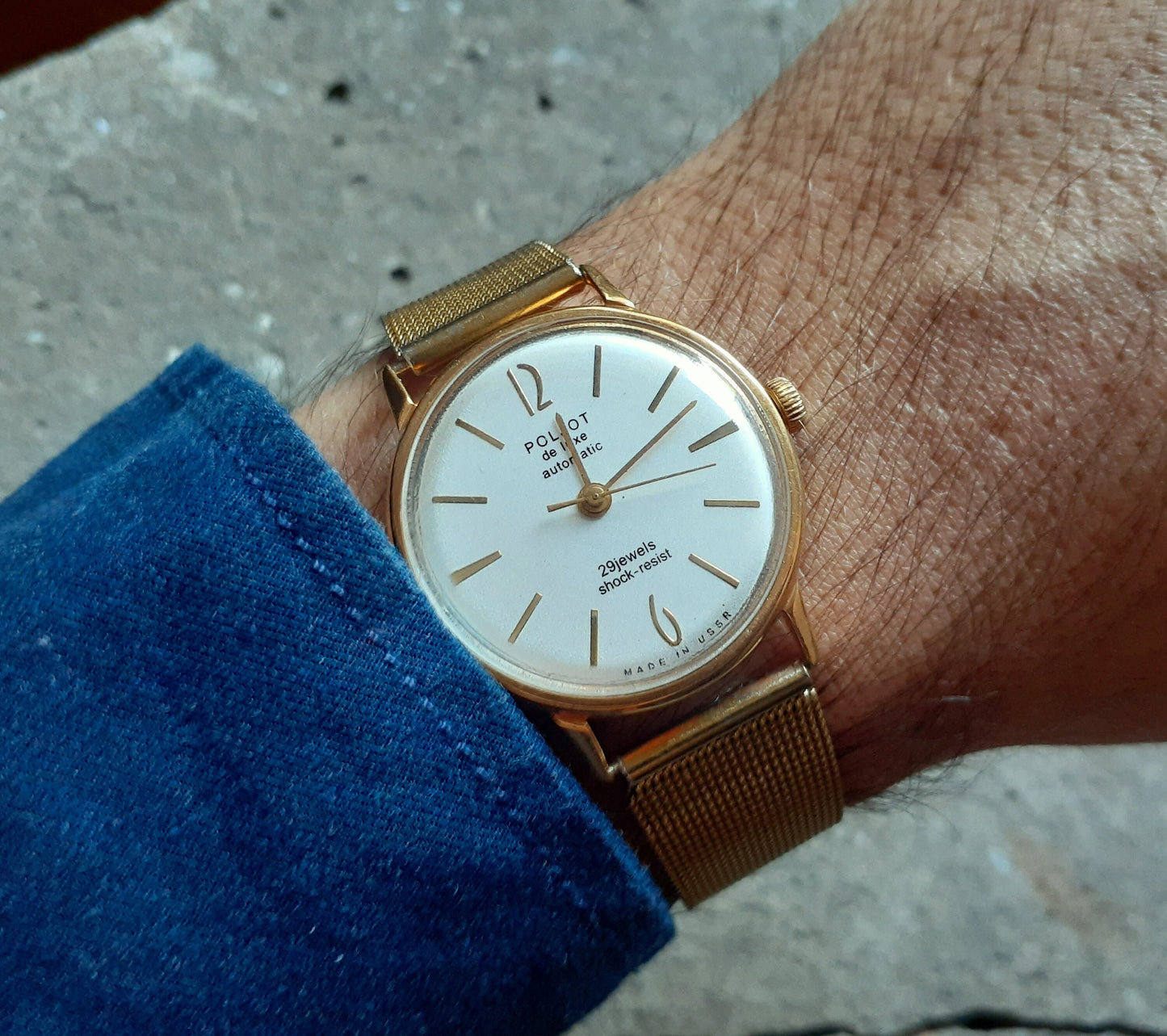Soviet watch "Poljot" ,Men's watch, Automatic Watch ,classic watch, Ukraine watch, Soviet watch ,Vintage Watch ,Mens watch, boyfriends watch