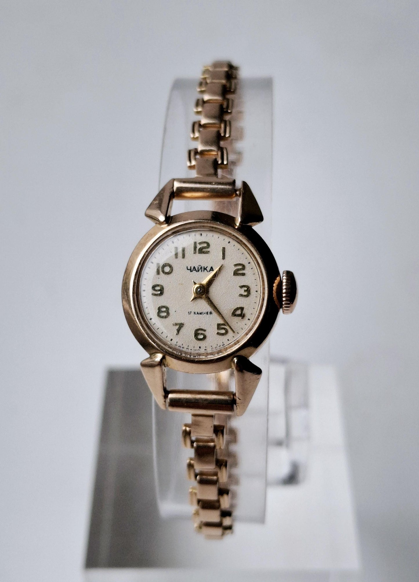 Vintage Gold Watch 18k, Ukraine watch, Soviet watch ,Womens watch, Gold Watch ,Vintage Watch ,Watch Women
