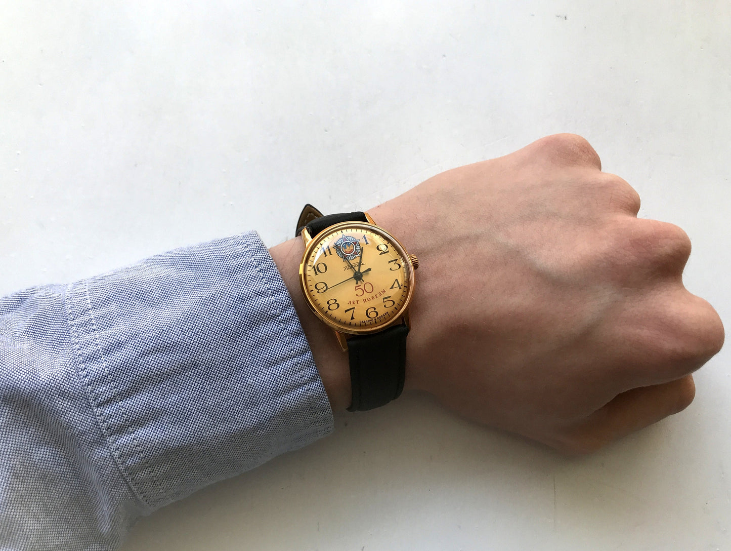 Soviet watch "Raketa" ,Military watch , WW2 watch ,Men's watch , Vintage Watch ,Mens watch, gold watch, Ukraine watch