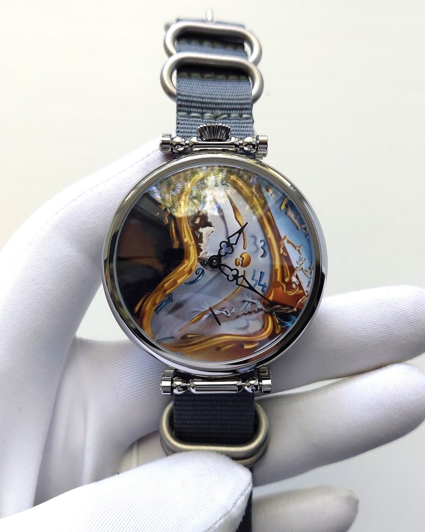 Soft Watch, Soviet watch "Molnija",Melting Watch,Persistence of Memory by Salvador Dali watch,Mens watch