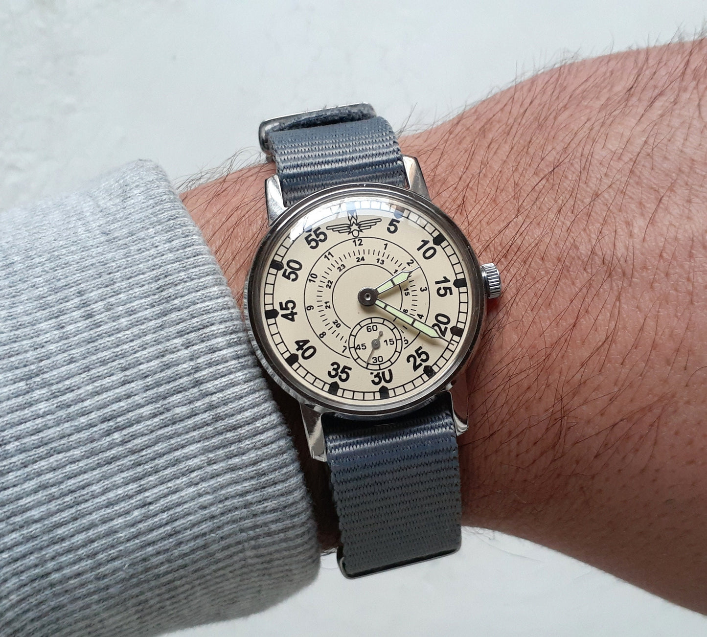 Pilot watch, Soviet watch "Pobeda" ,