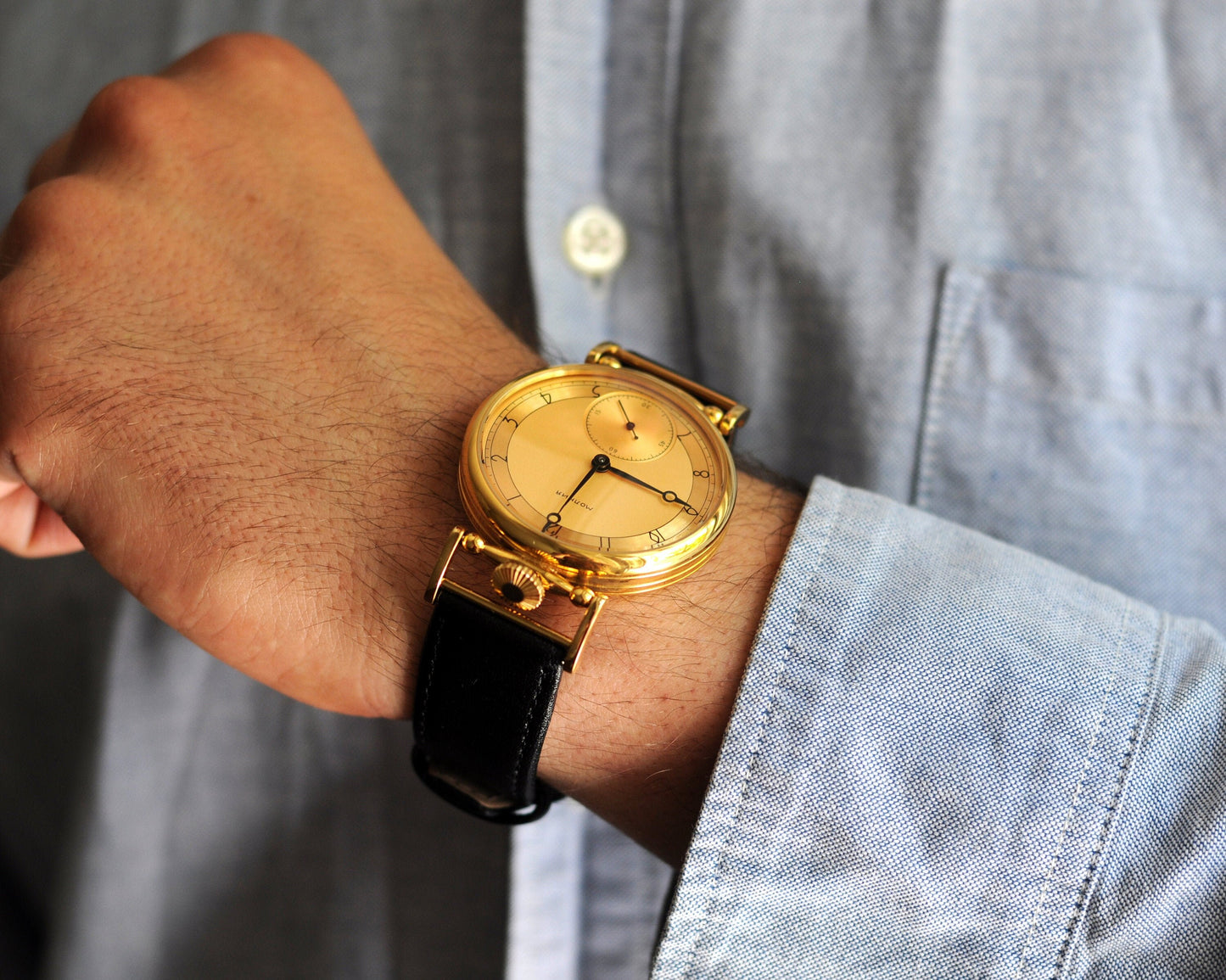Vintage watch "Molnija" , Soviet watch, Pilot watch