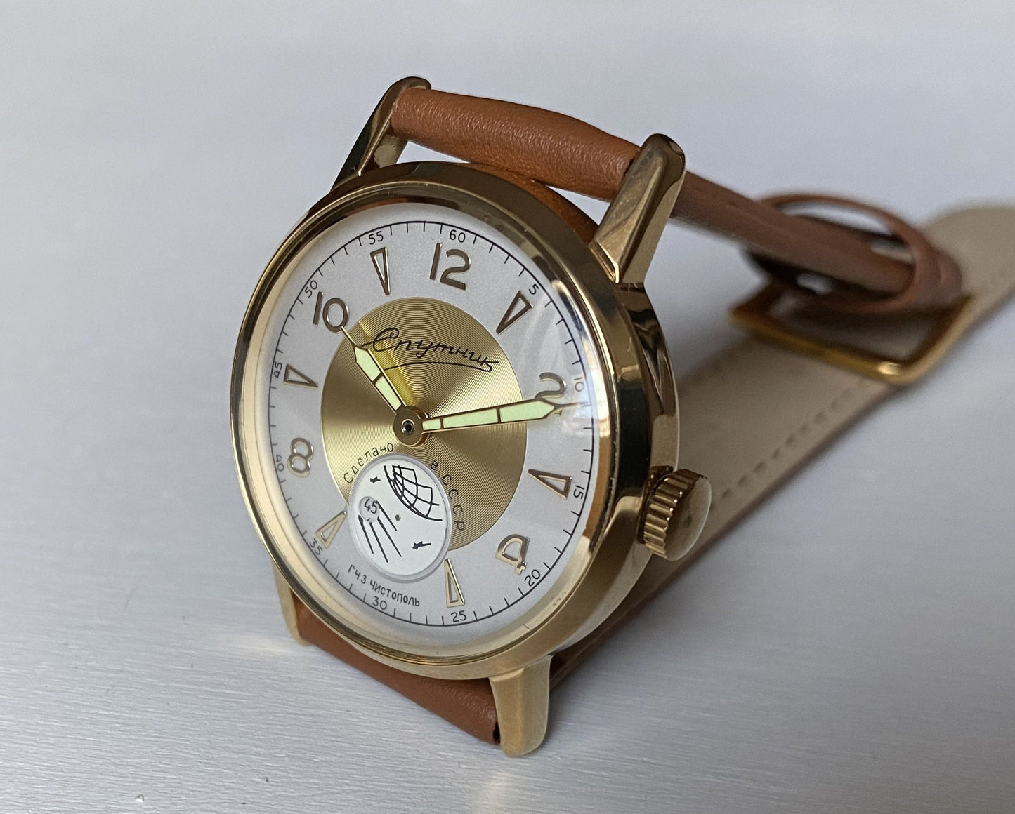 Soviet watch - "Satellite" -"Sputnik", Space watch