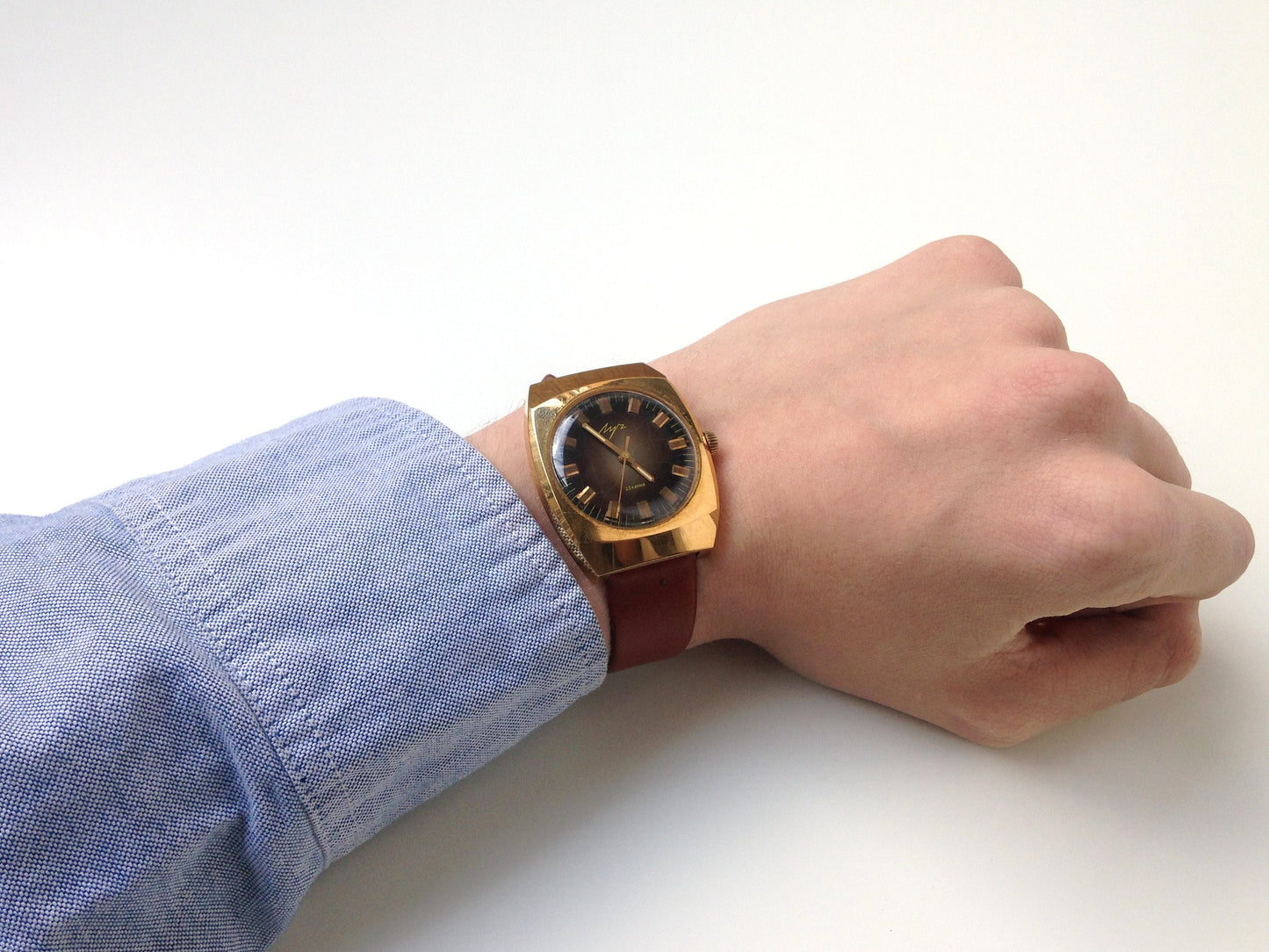 Soviet watch "Luch", Mens watch ,Vintage Watch ,Ukraine watch ,gold watch , Mechanical watch , men's watch USSR watch working watch