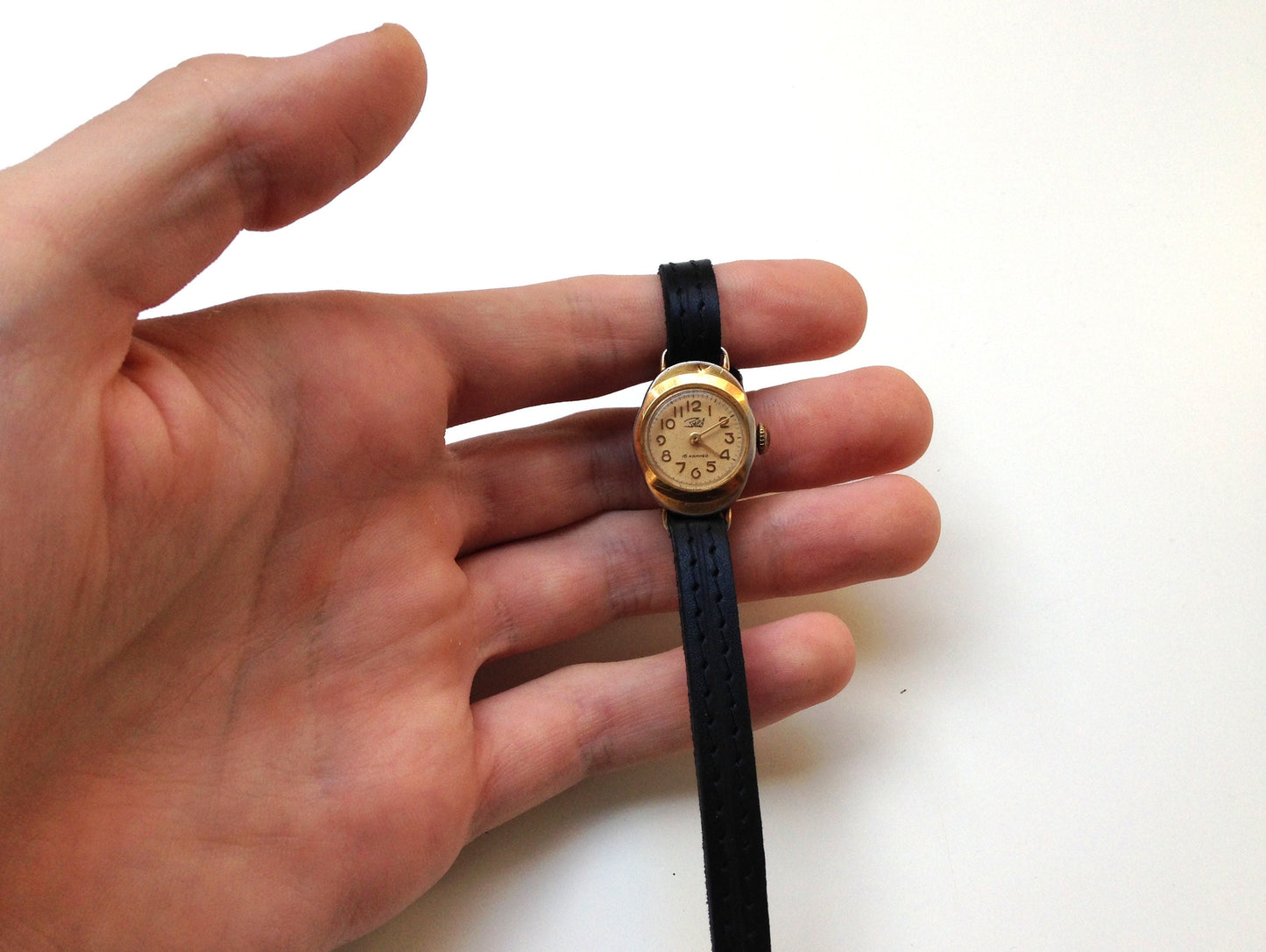 Soviet watch "Zaria" ,Womens watch ,gold plated watchMechanical watch , working watch