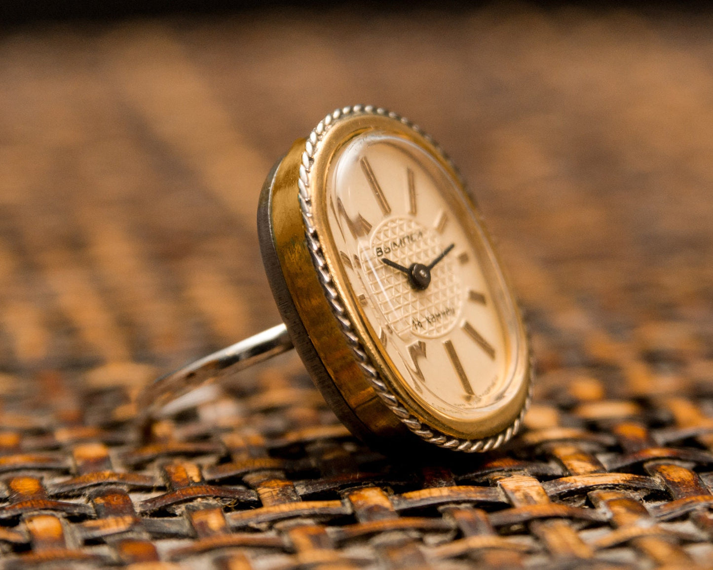 Ring watch "Luch", Vintage ring watch ,Soviet watch, ladies watch montre femme