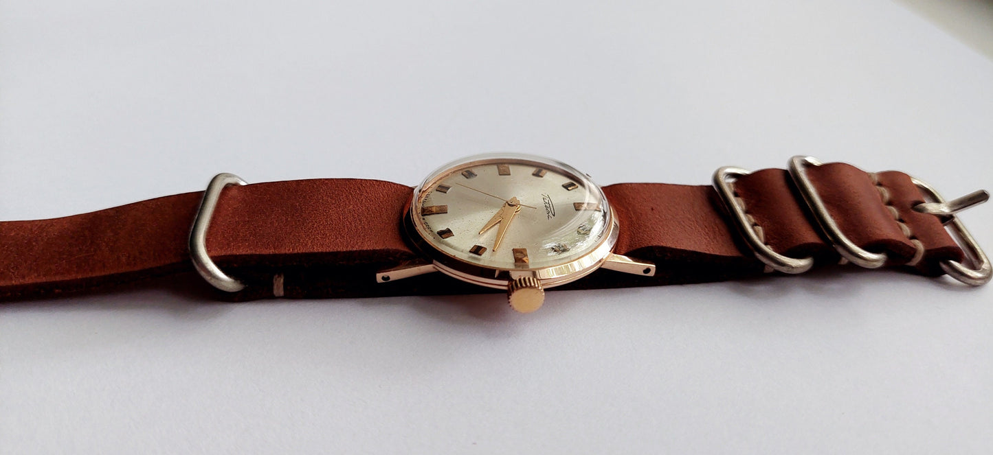 Vintage Gold Watch 14k, Gold watch, Soviet watch ,Womens watch, Gold Watch ,Vintage Watch