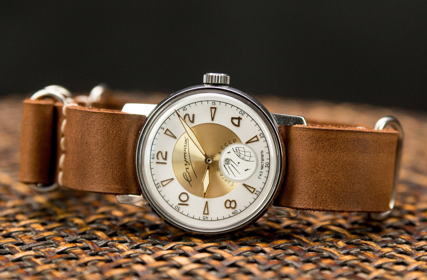 Soviet watch "Satellite" -"Sputnik", Space watch, gagarin watch