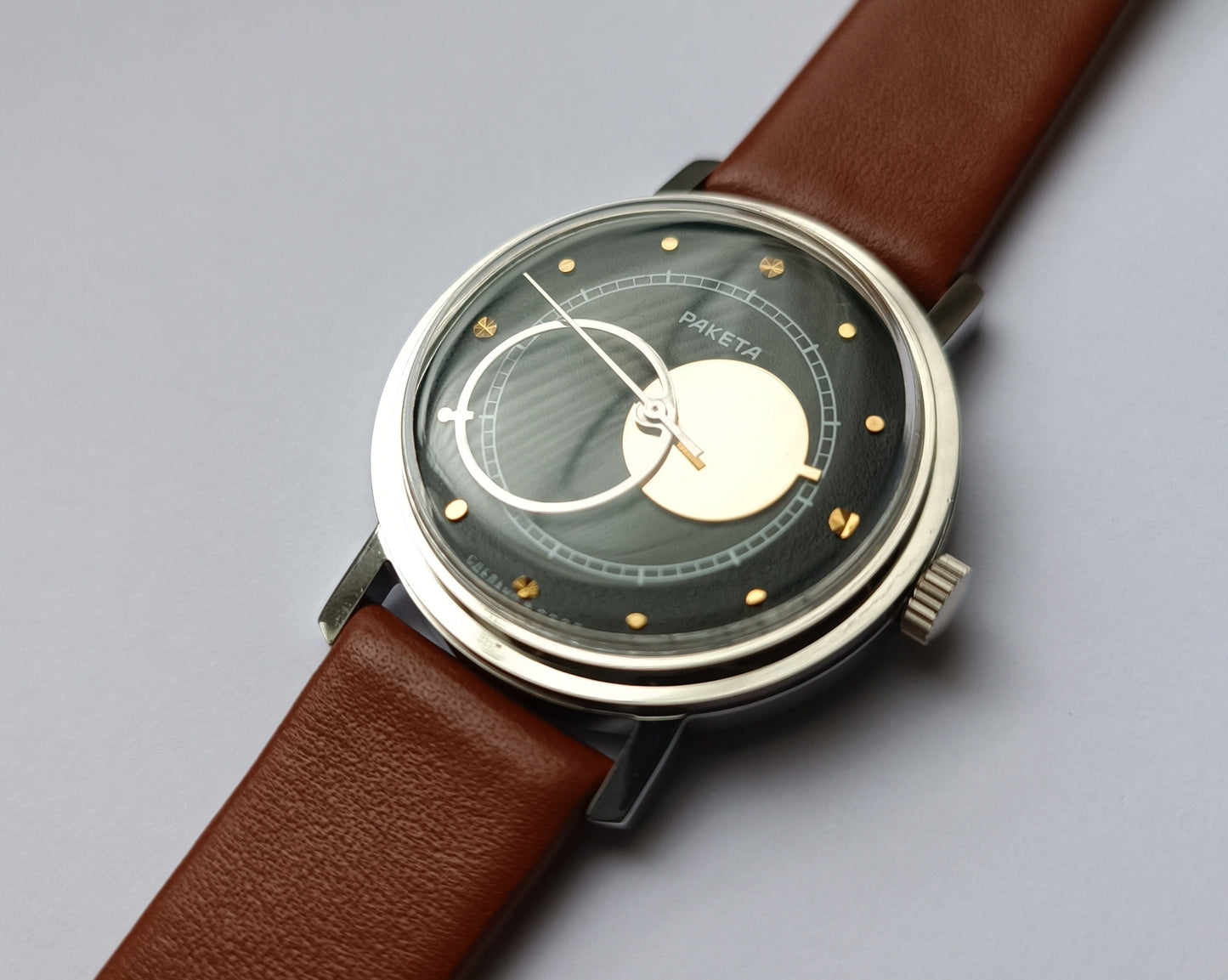 Rare watch, Soviet watch "Raketa", Ukraine watch ,Vintage Watch, Mens watch ,Mechanical watch, Moon Sun watch, boyfriends watch