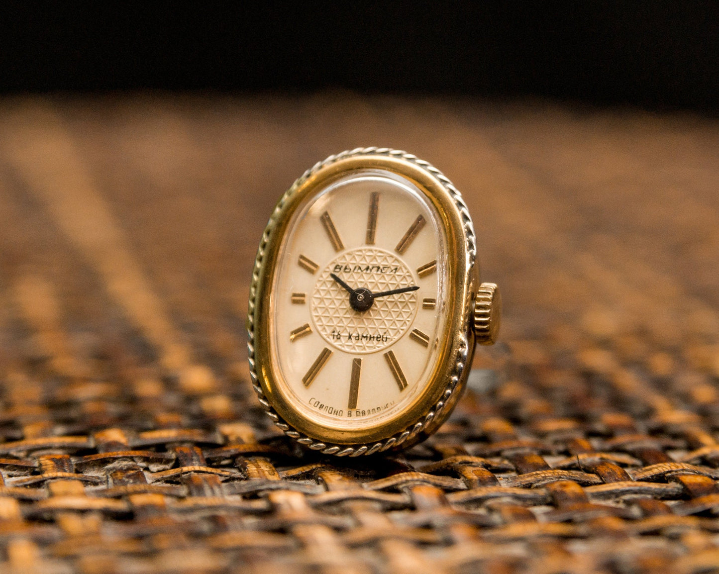 Ring watch "Luch", Vintage ring watch ,Soviet watch, ladies watch montre femme