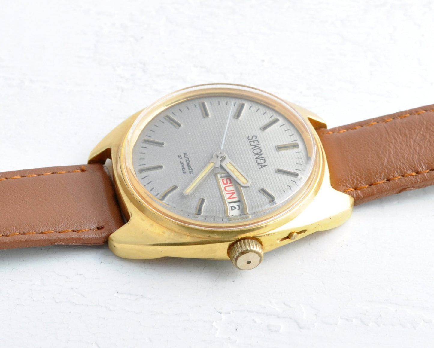 Soviet watch "Sekonda", Mens watch, Ukraine watch, Vintage Watch , gold watch ,Mens watch, boyfriends watch