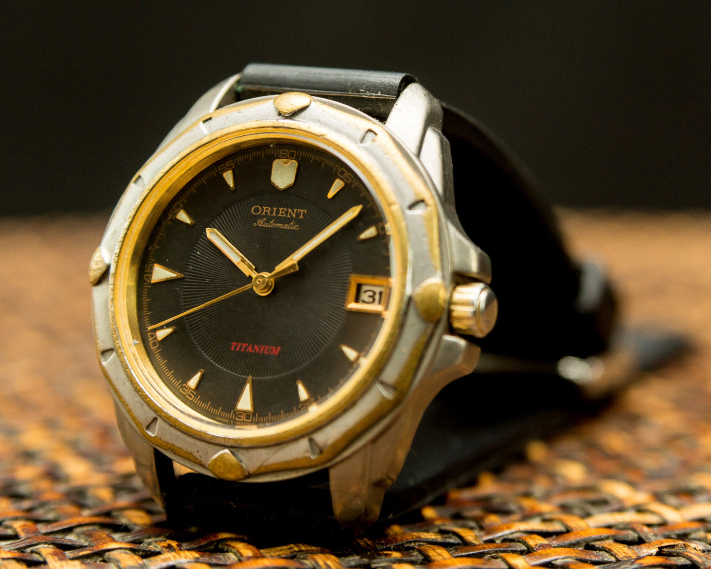 Titanium watch, Vintage watch "Orient", Mens watch, Mechanical watch ,Titanium Watch ,Original Watch