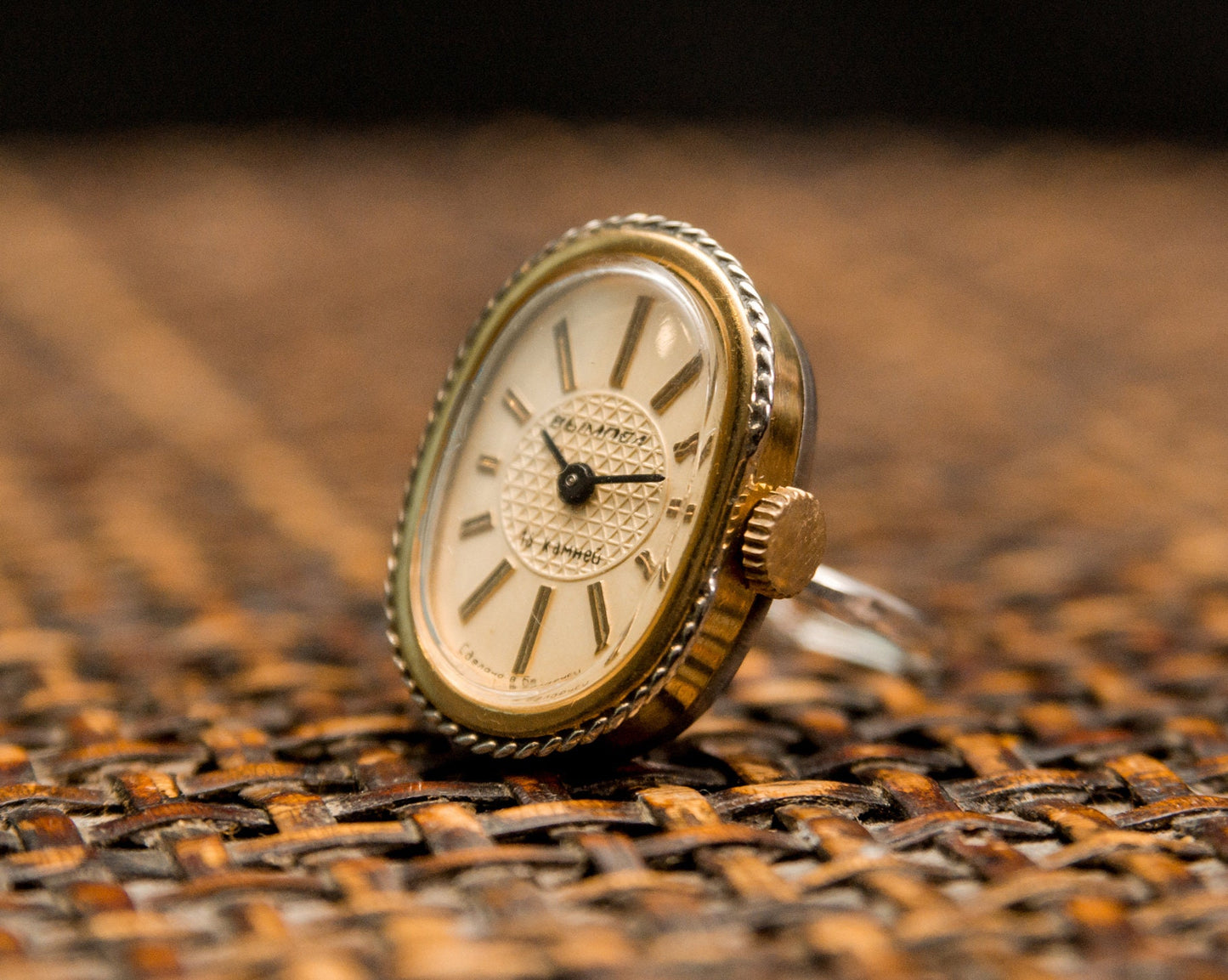 Ring watch "Luch", Vintage ring watch ,Soviet watch, ladies watch montre femme