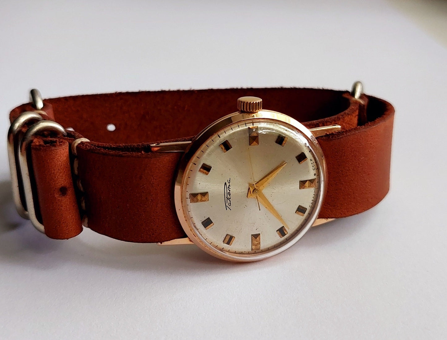 Vintage Gold Watch 14k, Gold watch, Soviet watch ,Womens watch, Gold Watch ,Vintage Watch