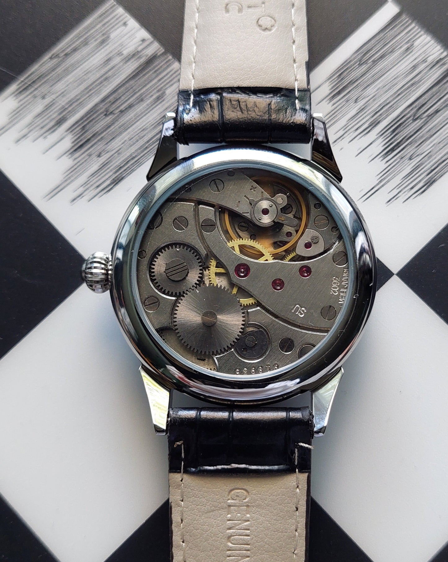 Soviet watch "Molnija", Vintage Watch , Mens watch ,tiger watch, cat watch