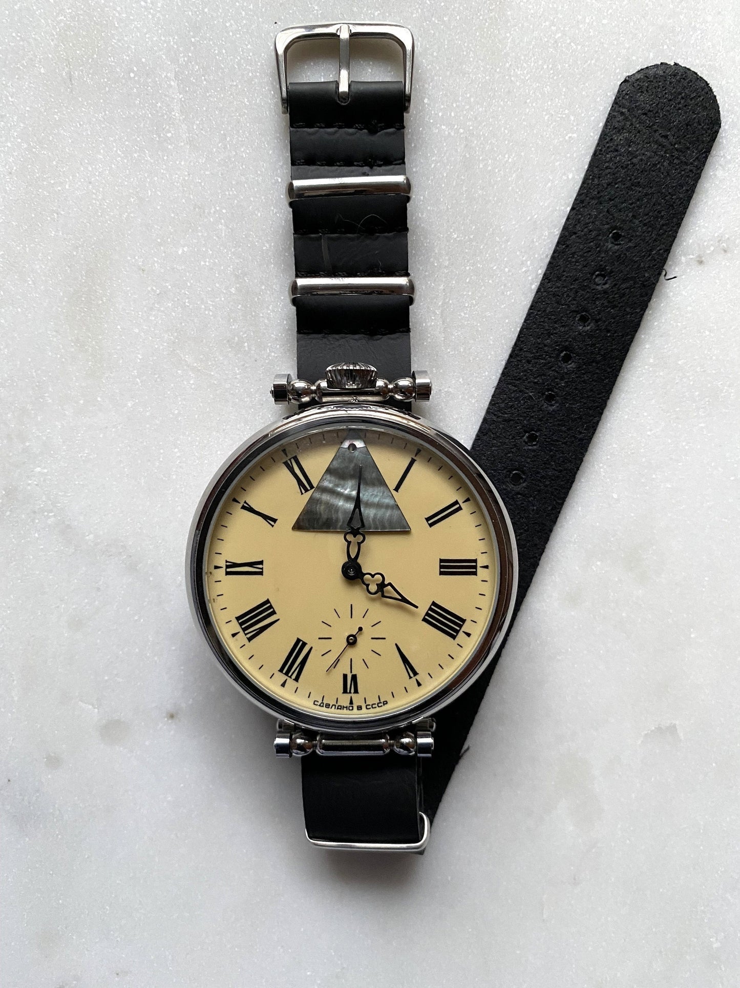 Soviet watch "Molnija" , pyramid watch, pearl watch , masonic watch