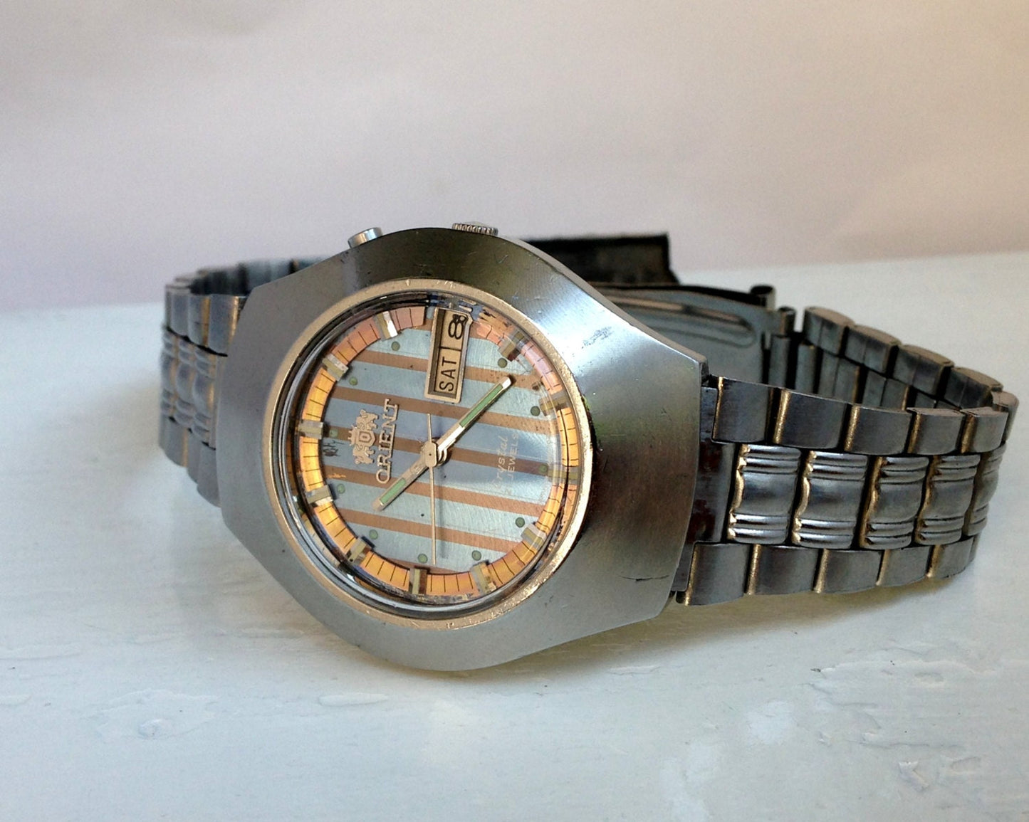 Orient Watch, Black watch, Vintage watch, Japan watch ,Mens watch ,Automatic watch