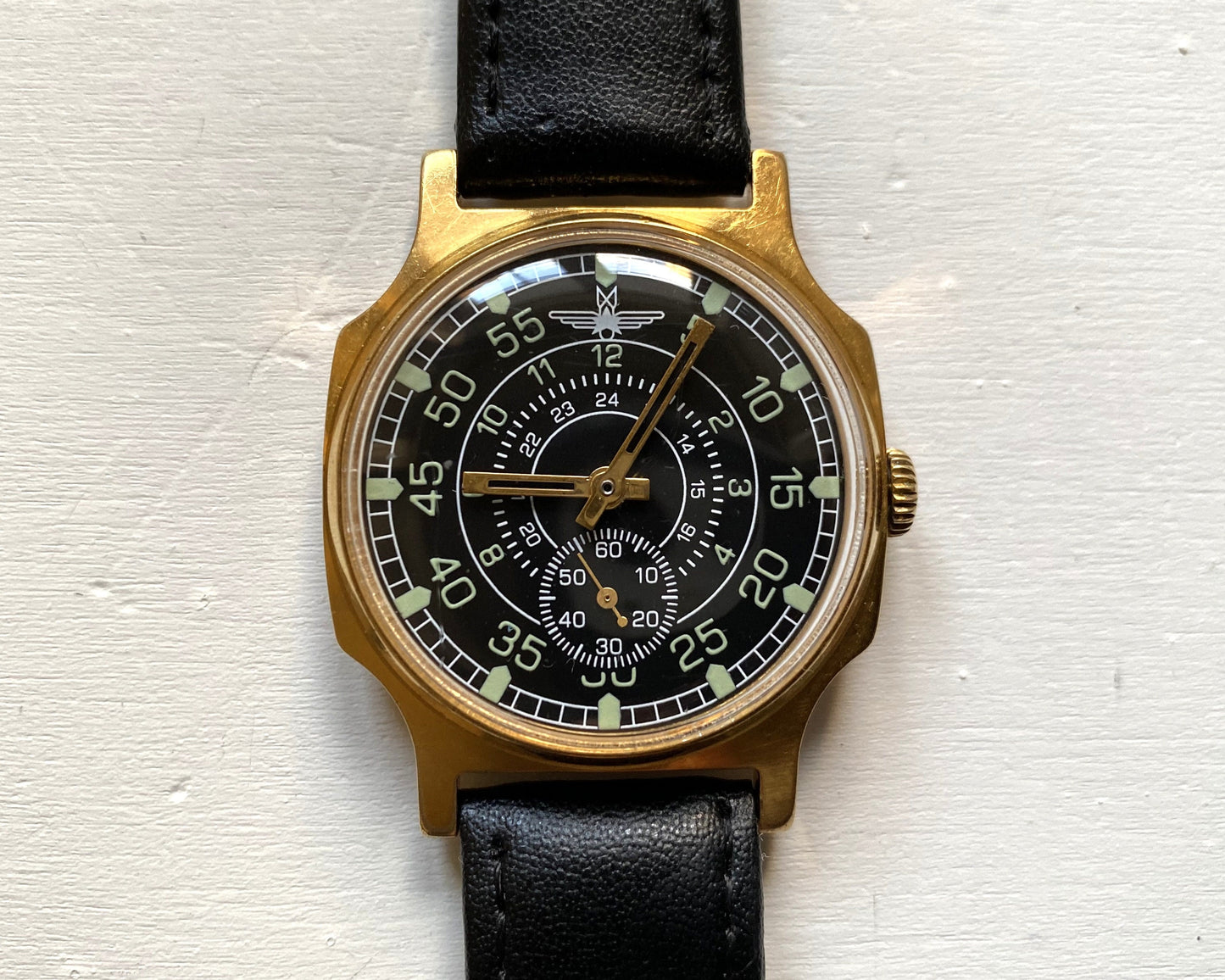 Pilot watch, Aviator watch, Soviet watch "Pobeda" ,