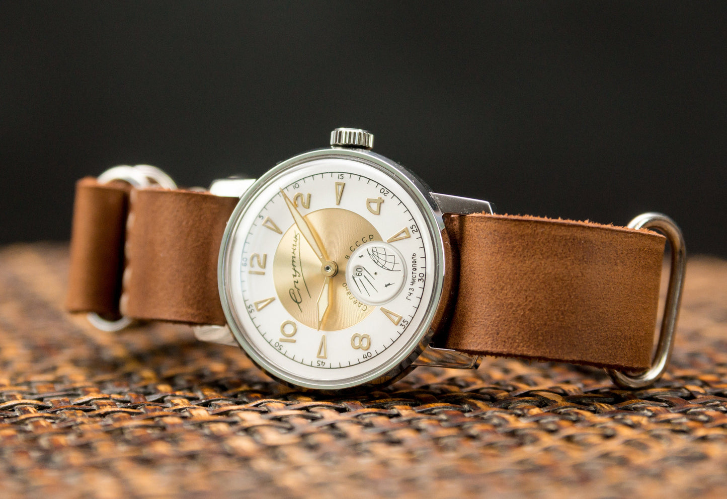Soviet watch "Satellite" -"Sputnik", Space watch, gagarin watch
