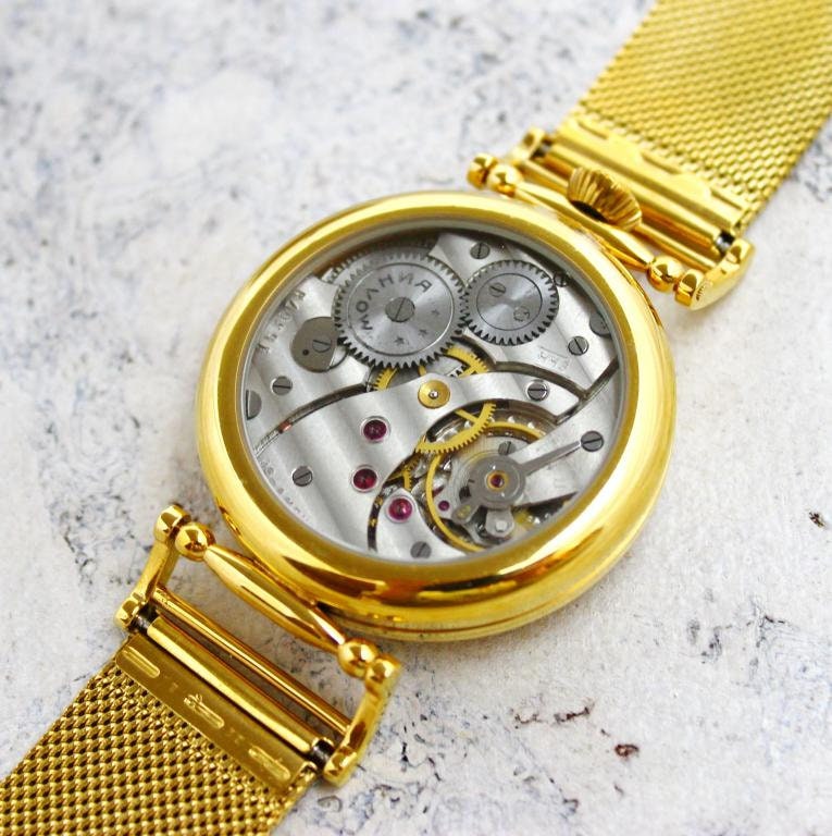 Vintage watch "Molnija" , Soviet watch, Pilot watch