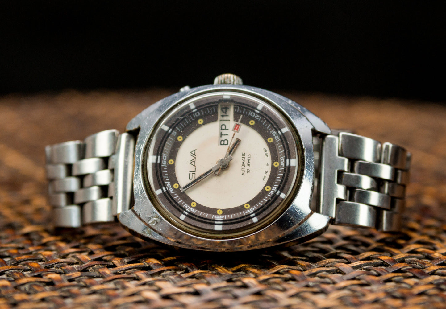 Soviet watch "Slava" , automatic watch , Vintage Watch , Mens watch ,Mechanical watch ,big watch