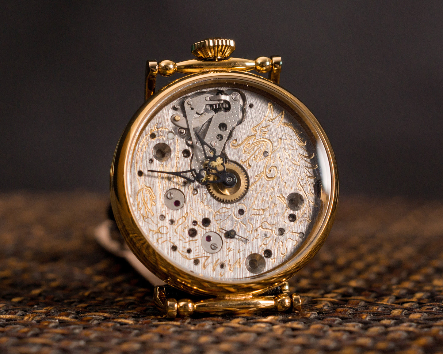 Soviet watch "Molnija"- Dragon watch, Engraved watch, Personalized watch