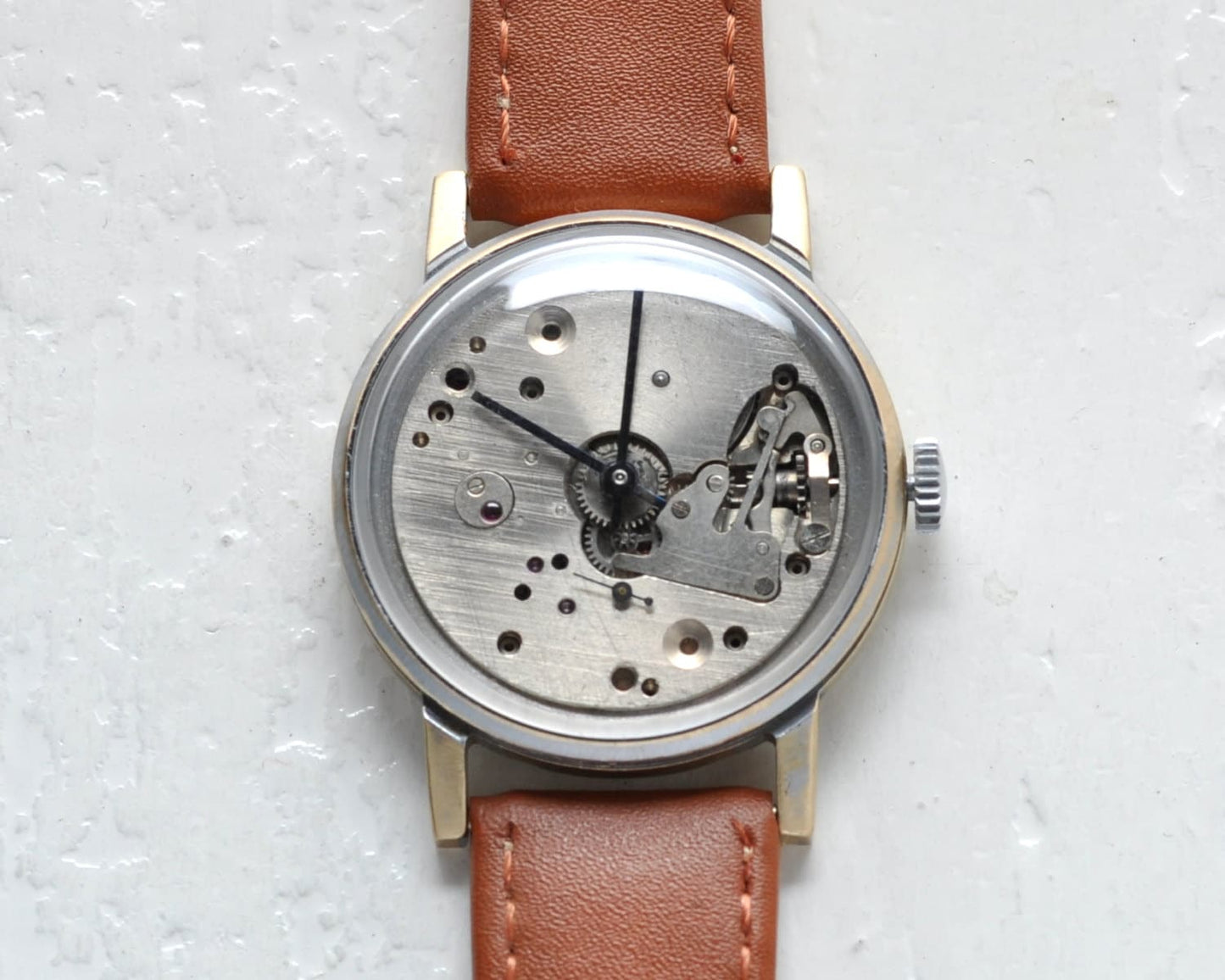 Skeleton Watch ,Soviet watch ,Ukraine watch ,Vintage Watch ,Mens watch ,Mechanical watch, classic watch- USSR Vintage