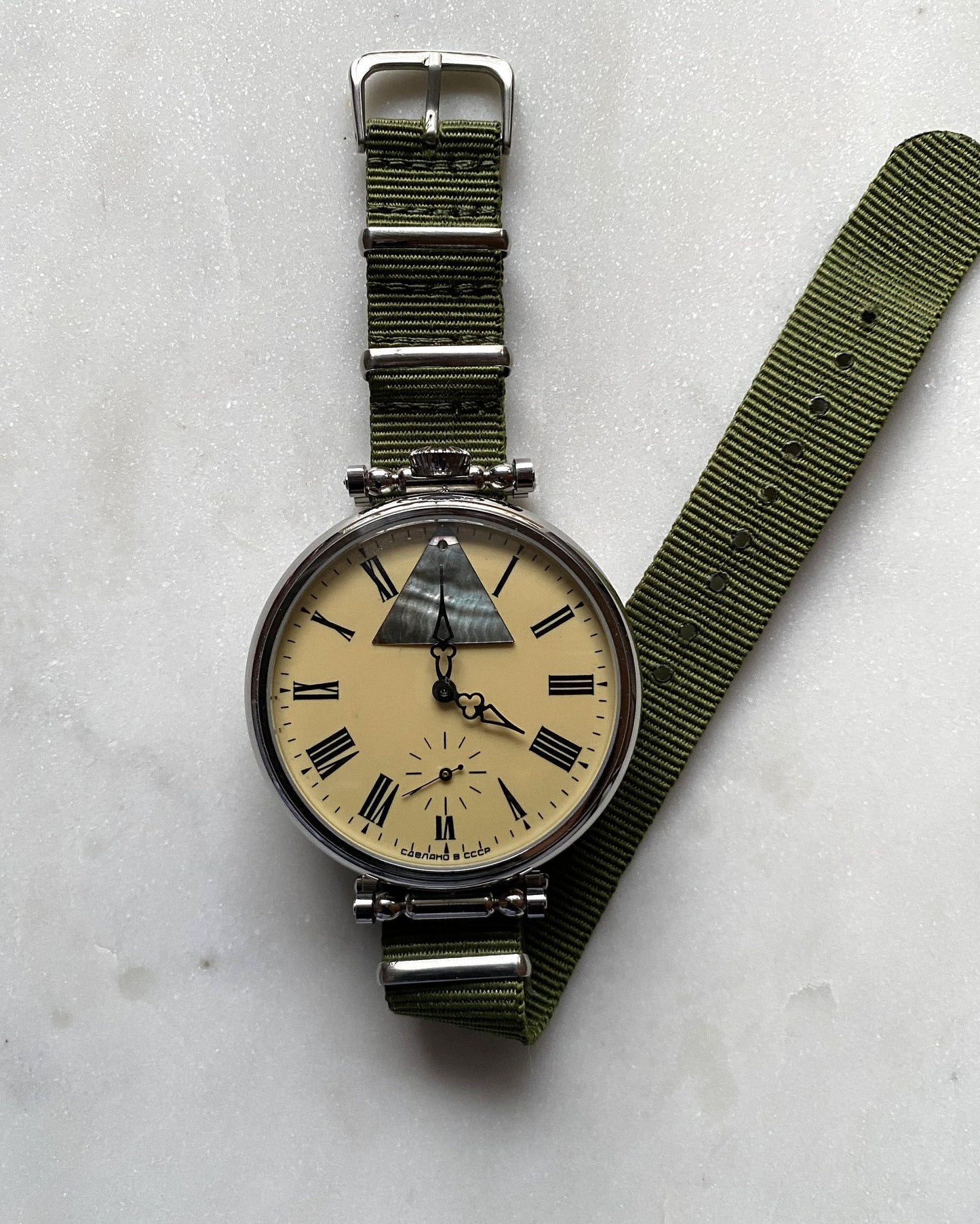 Soviet watch "Molnija" , pyramid watch, pearl watch , masonic watch