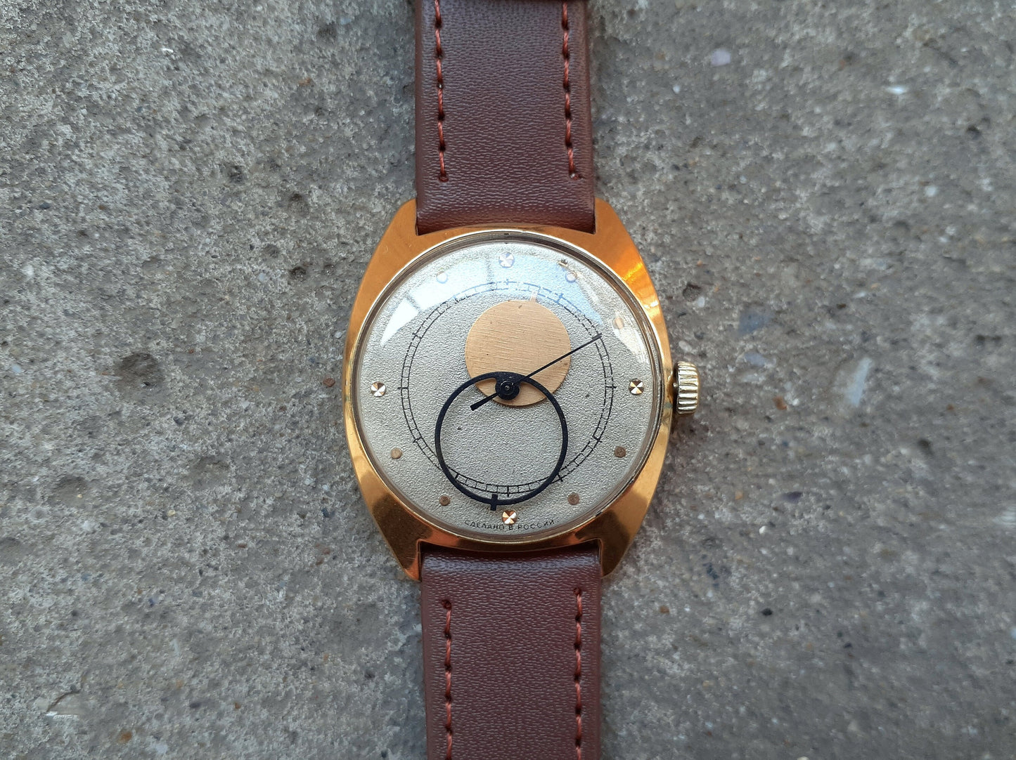 Soviet watch "Raketa", Ukraine watch ,Vintage Watch, Mens watch ,Mechanical watch, Moon Sun watch, boyfriends watch