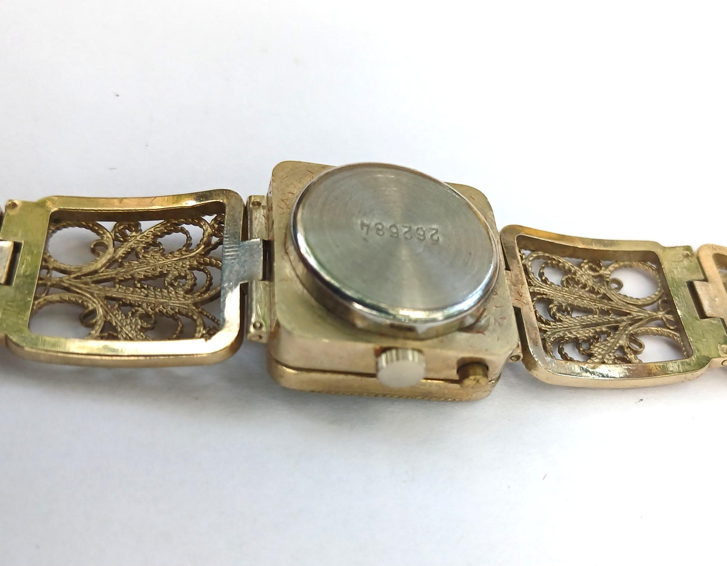 Soviet watch "Chaika" with beautiful bracelet , Vintage Watch ,Womens watch ,gold watch , Mechanical watch